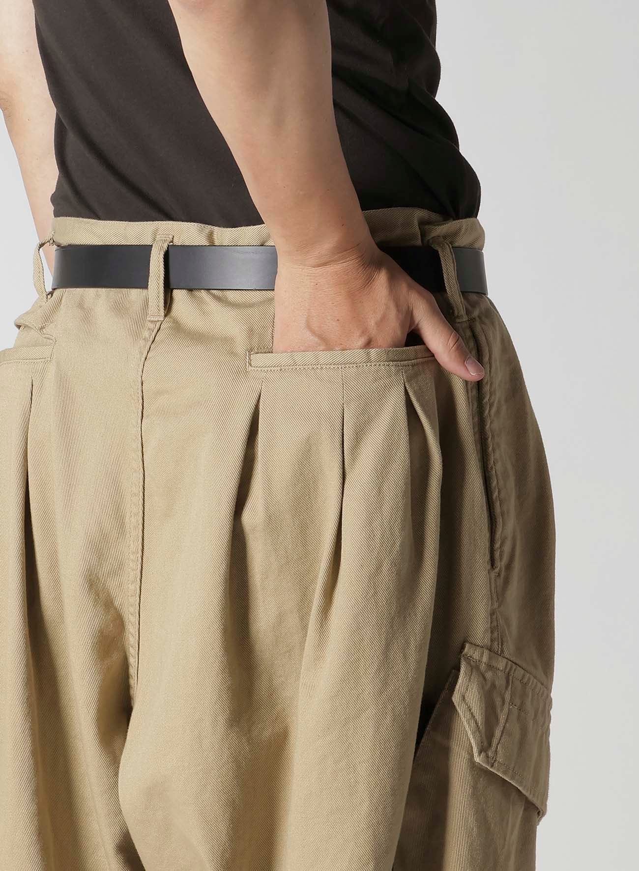 BS/ KATSURAGI 12 TUCKS WORK PANTS