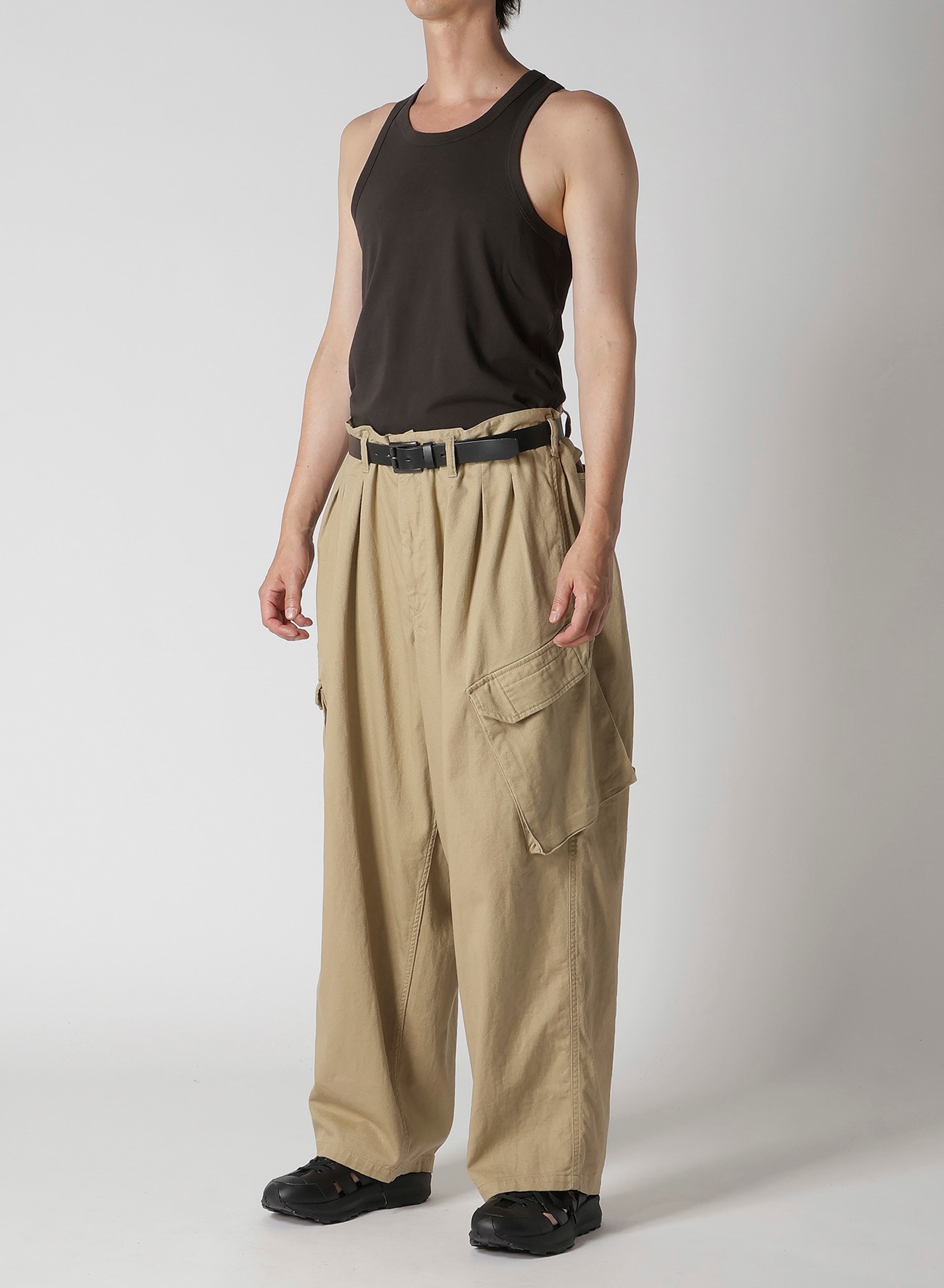 BS/ KATSURAGI 12 TUCKS WORK PANTS