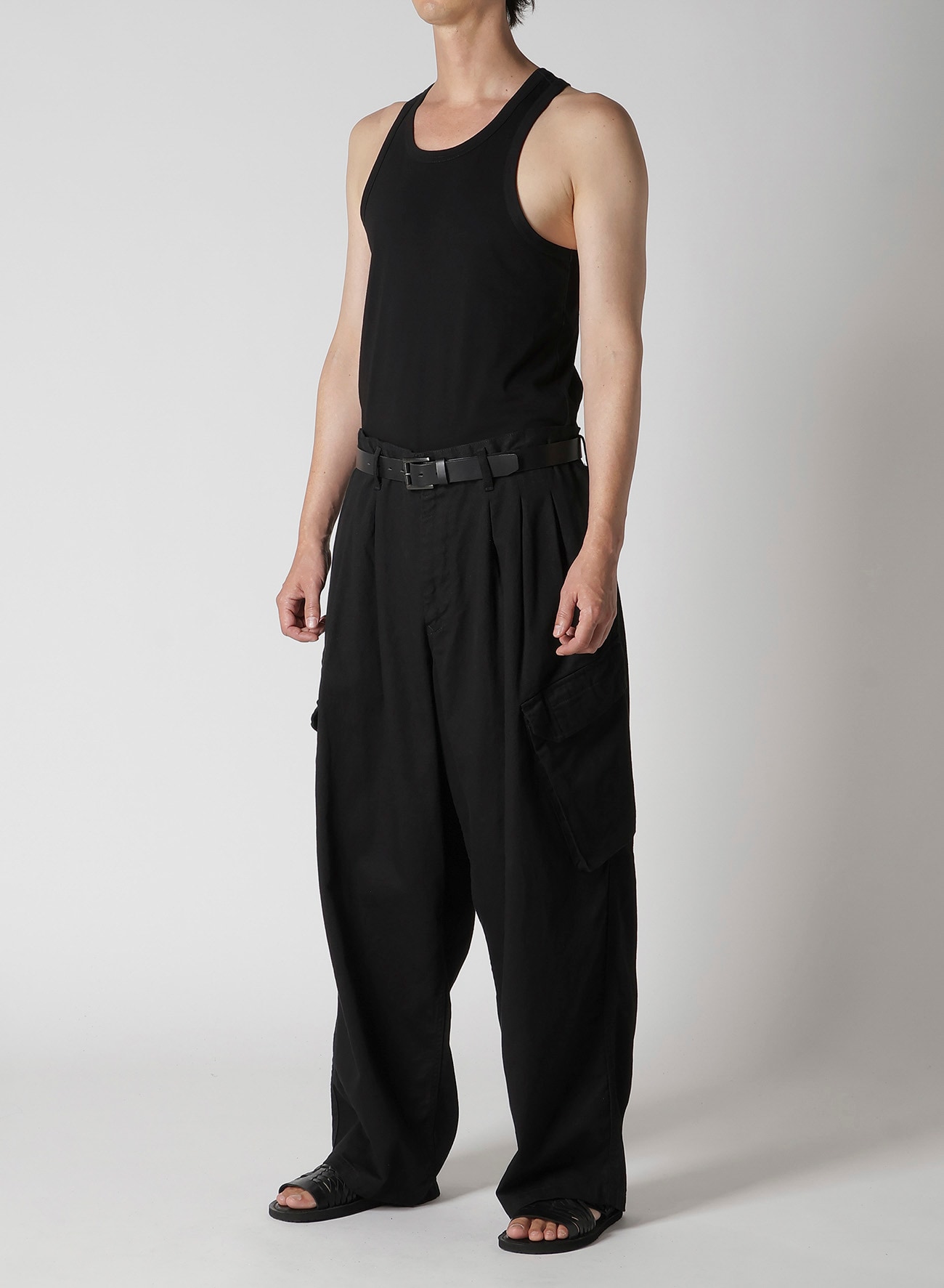 BS/ KATSURAGI 12 TUCKS WORK PANTS