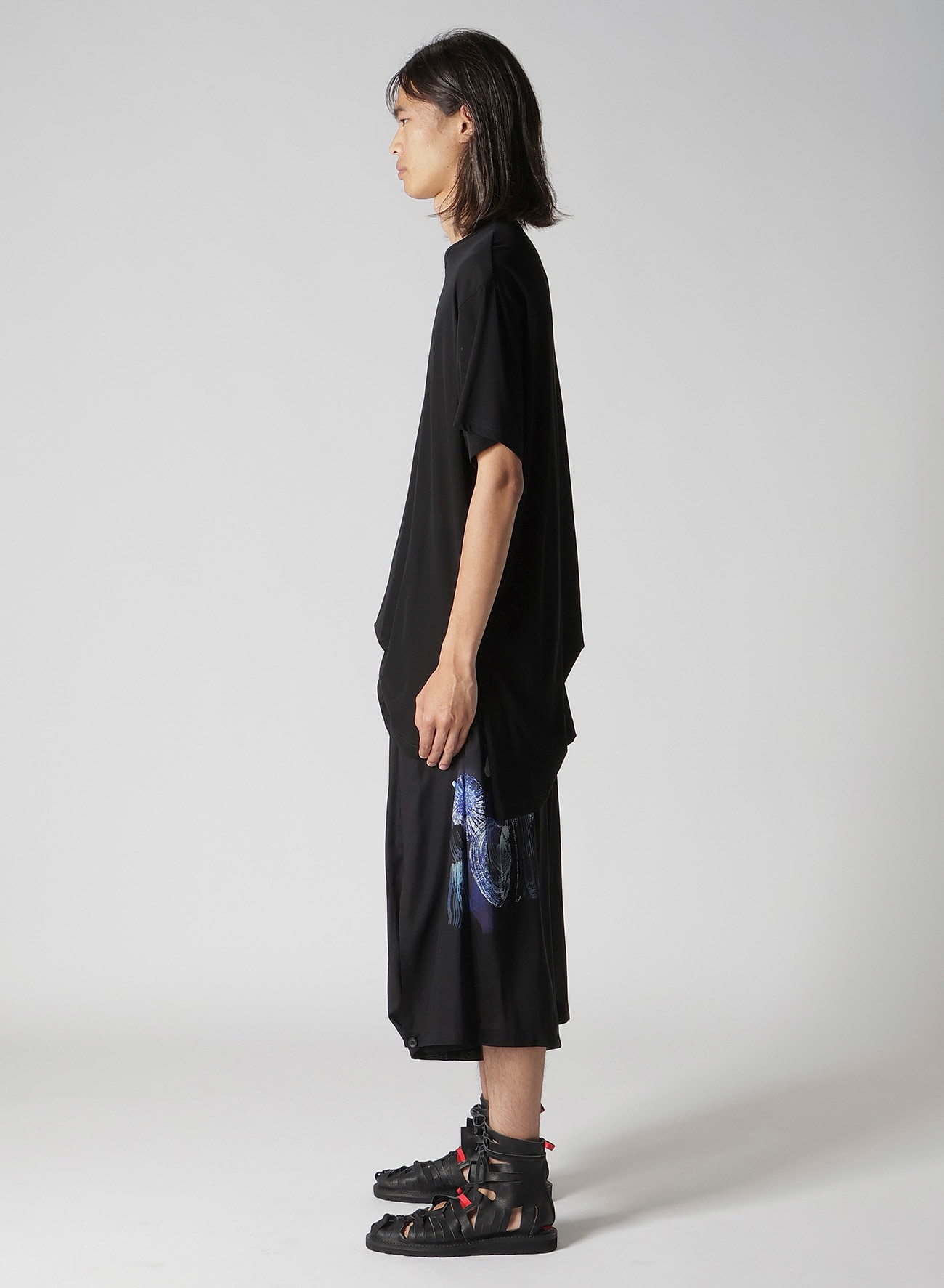 HIGH TWISTED GAS PS ASYMMETRY SHORT SLV T