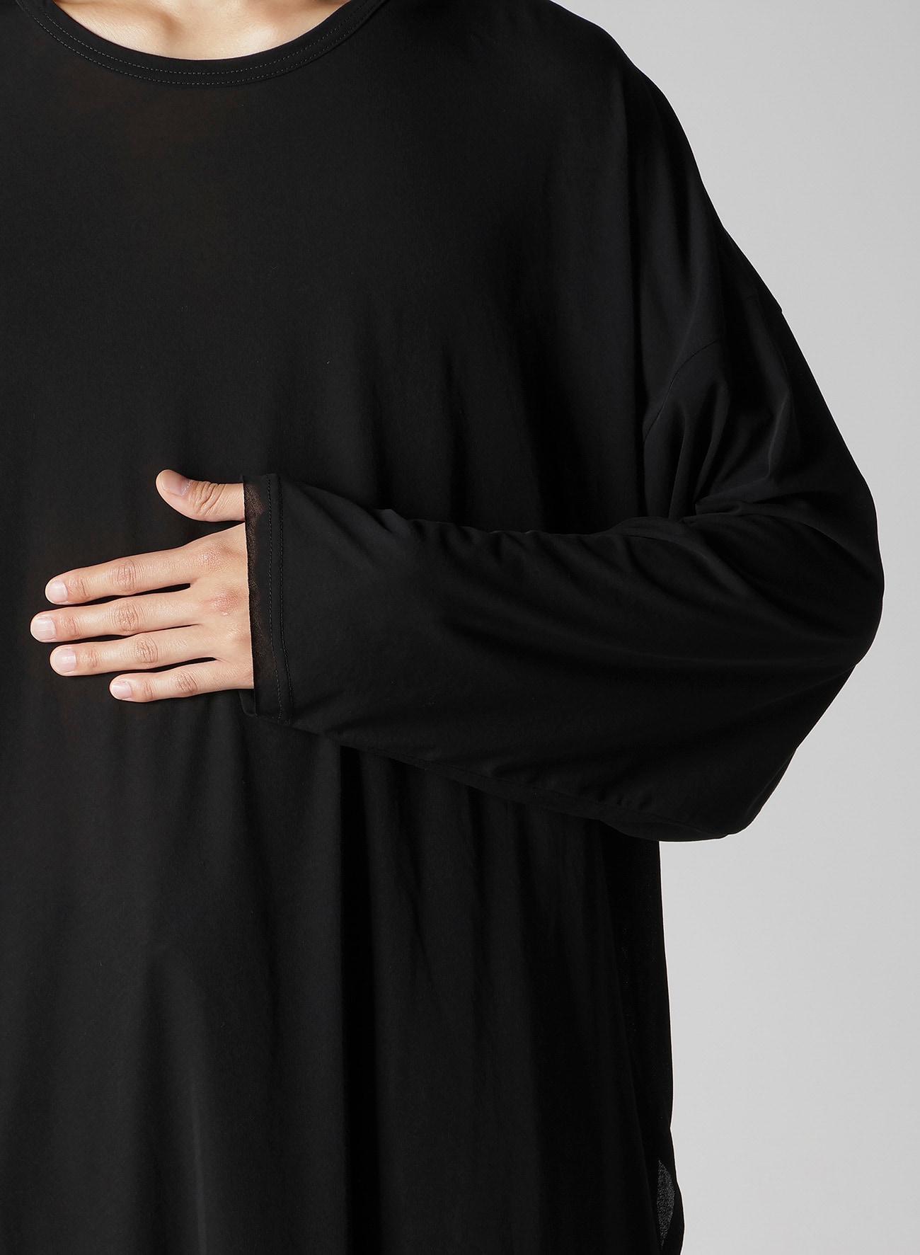 HIGH TWISTED GAS PS OVER SIZED LONG SLV T