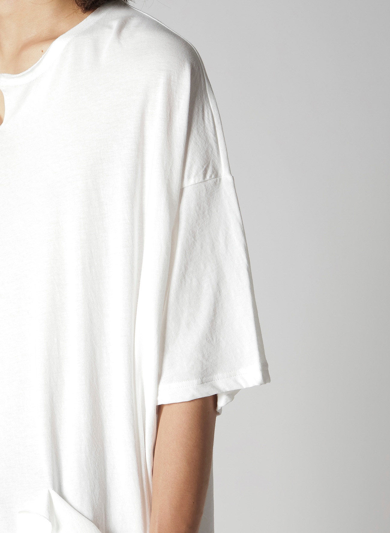 HIGH TWISTED JERSEY POCKET SHORT SLV TEE B