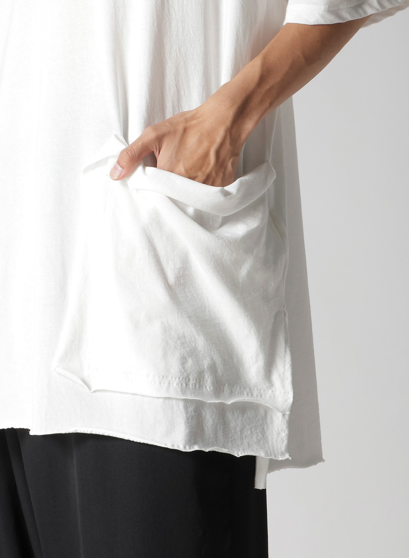 HIGH TWISTED JERSEY POCKET SHORT SLV TEE B