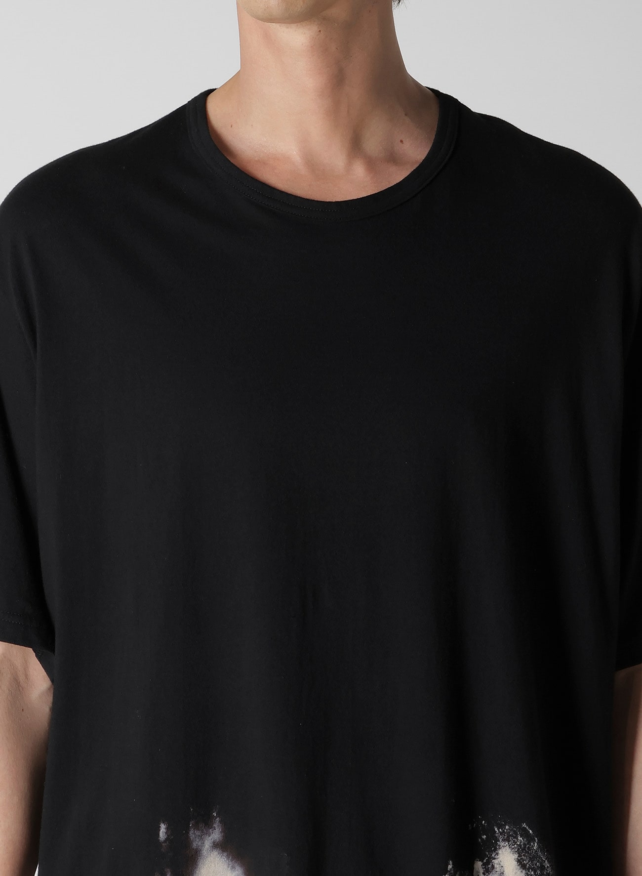 30/- DISCHARGED COMBED PS  ROUND NECK SHORT SLV T