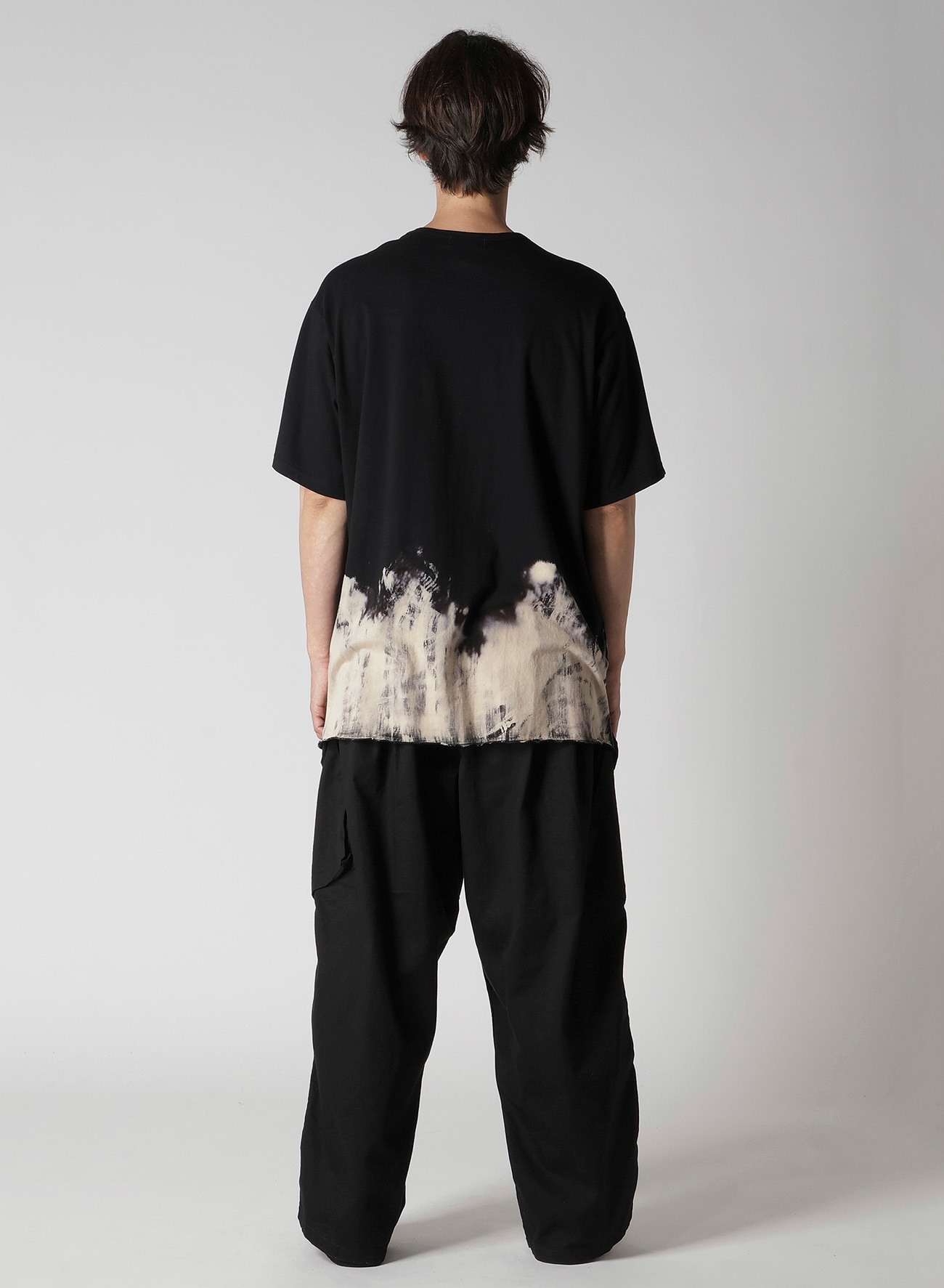 30/- DISCHARGED COMBED PS  ROUND NECK SHORT SLV T