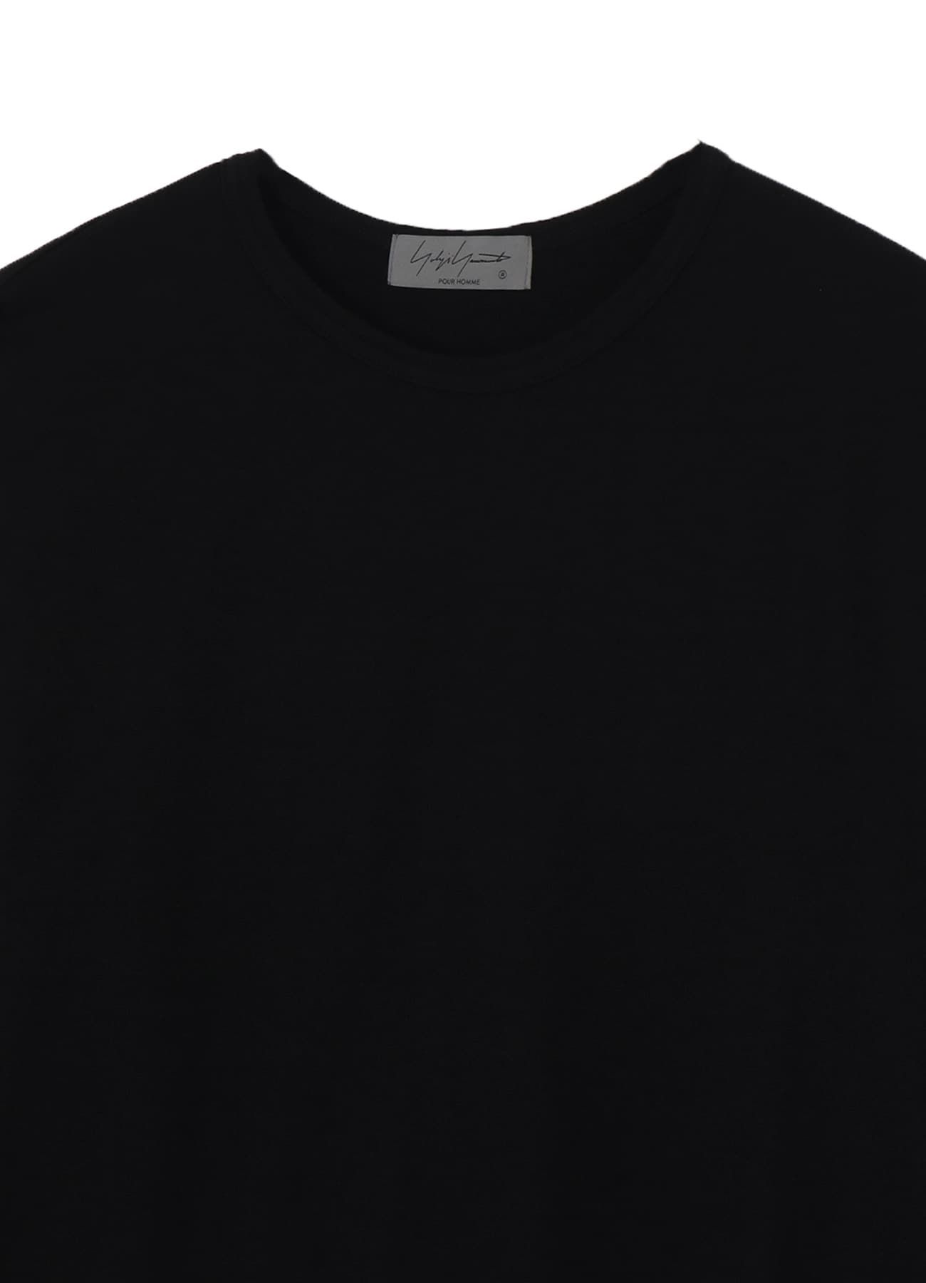 30/- DISCHARGED COMBED PS  ROUND NECK LONG SLV T