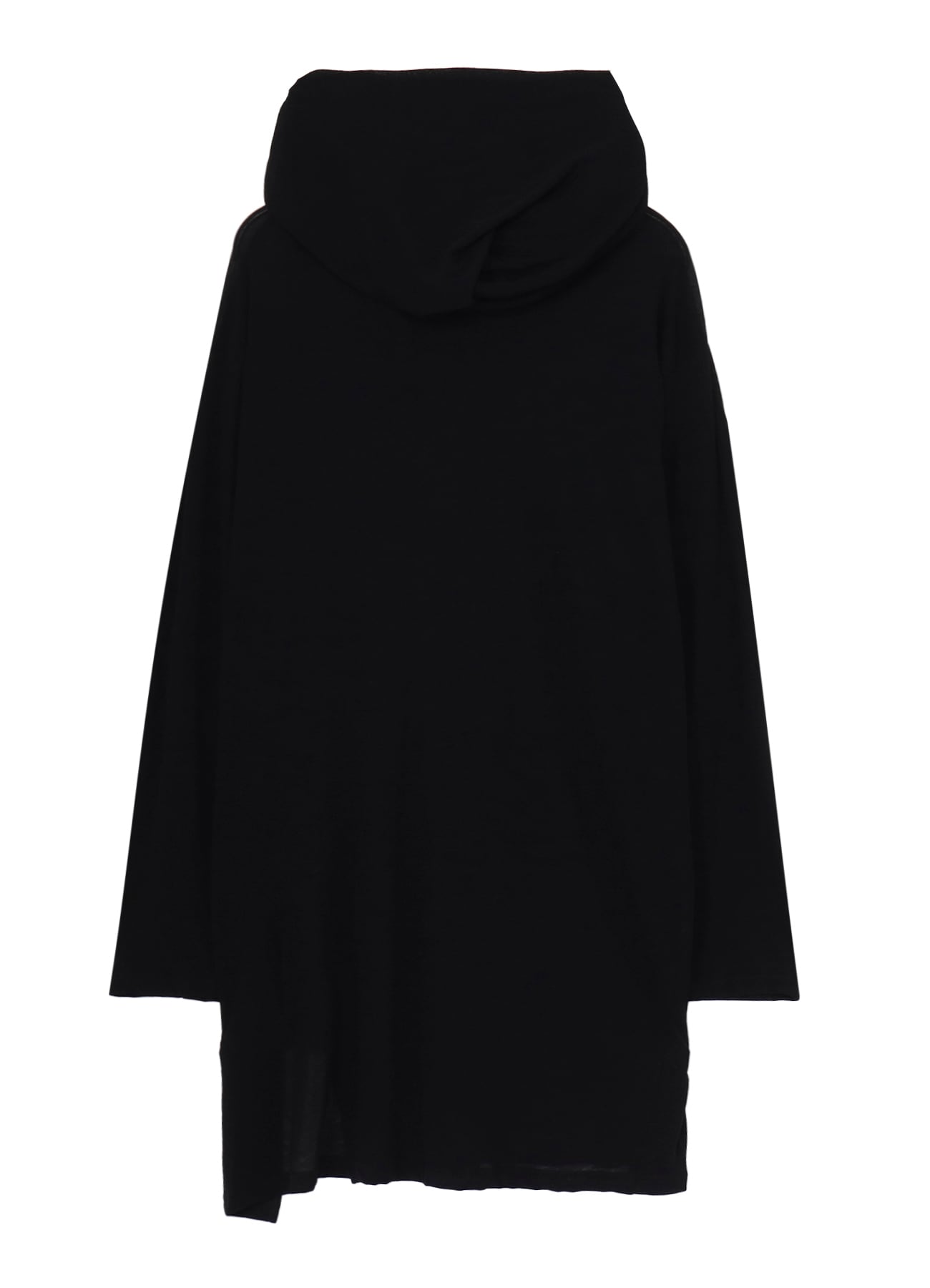 80/- COTTON LINEN VOILE HOODED LONG SLV PO