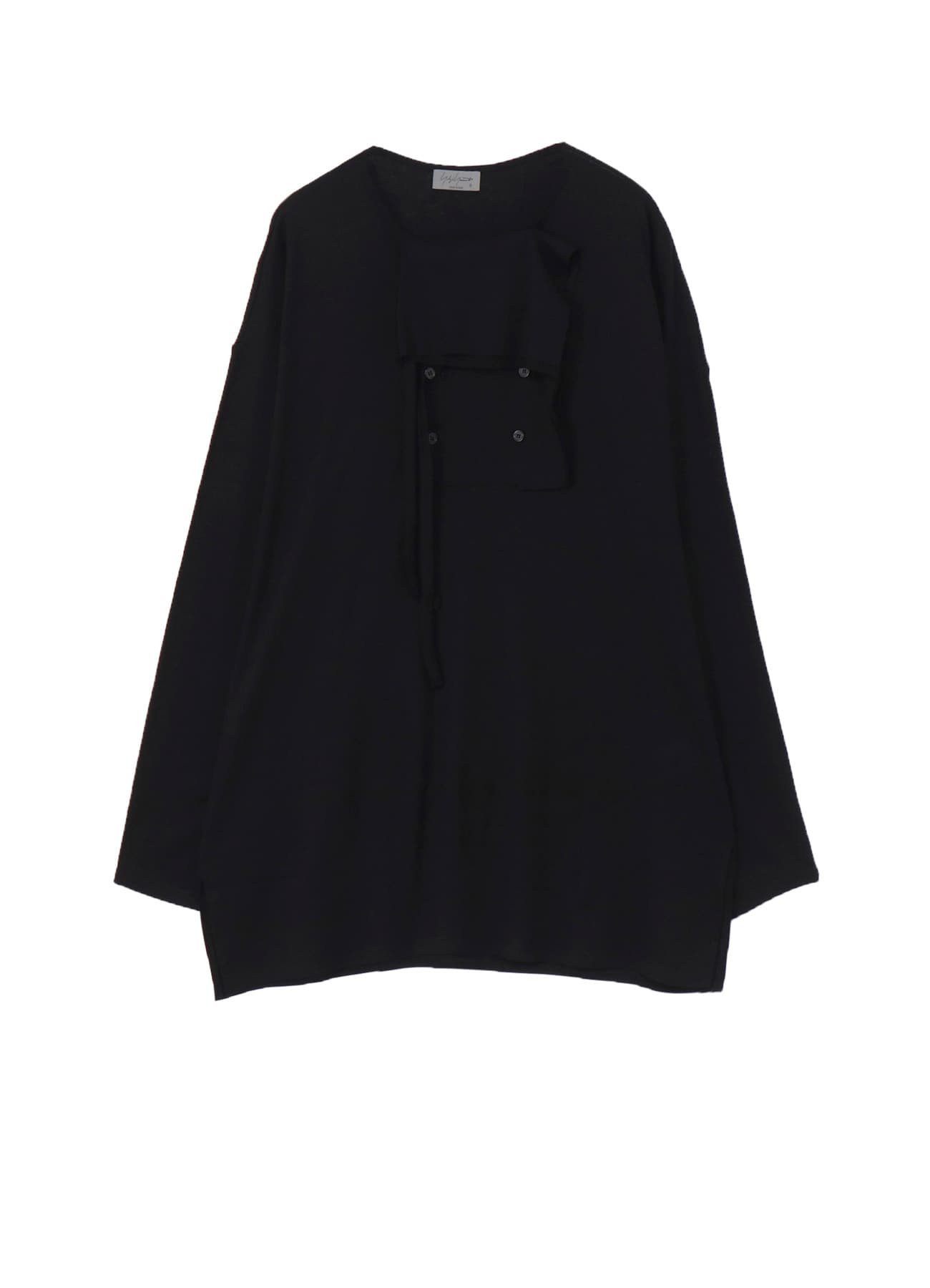 CELLULOSE COTTON MVS RIB DRAPE D GUSSET SLV T