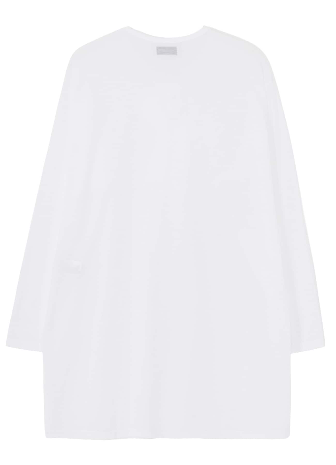 100/- PLAIN STITCH DRAPE DETAIL LONG SLV T