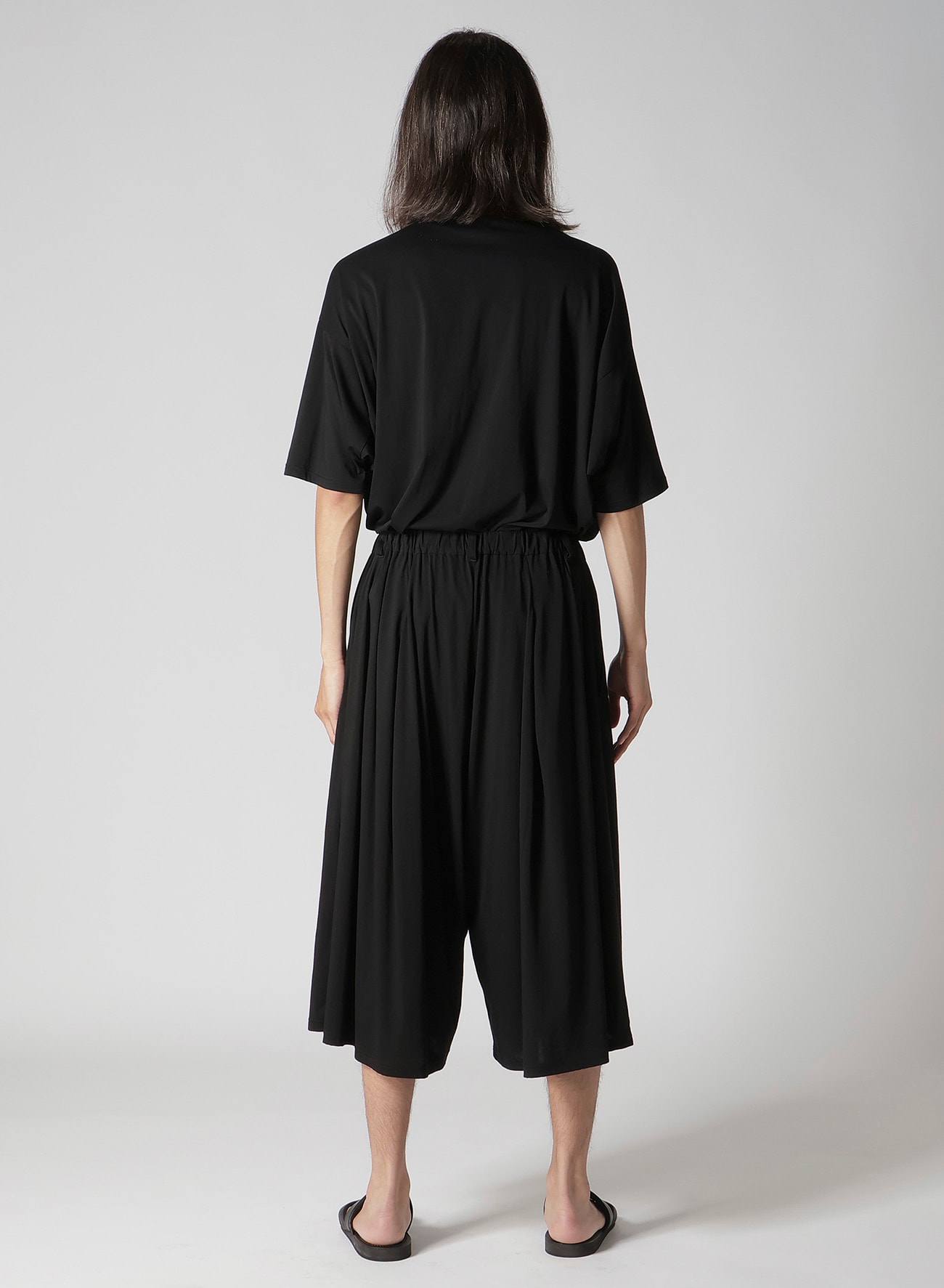 ALBINISTA CHIFFON TUCK PANTS