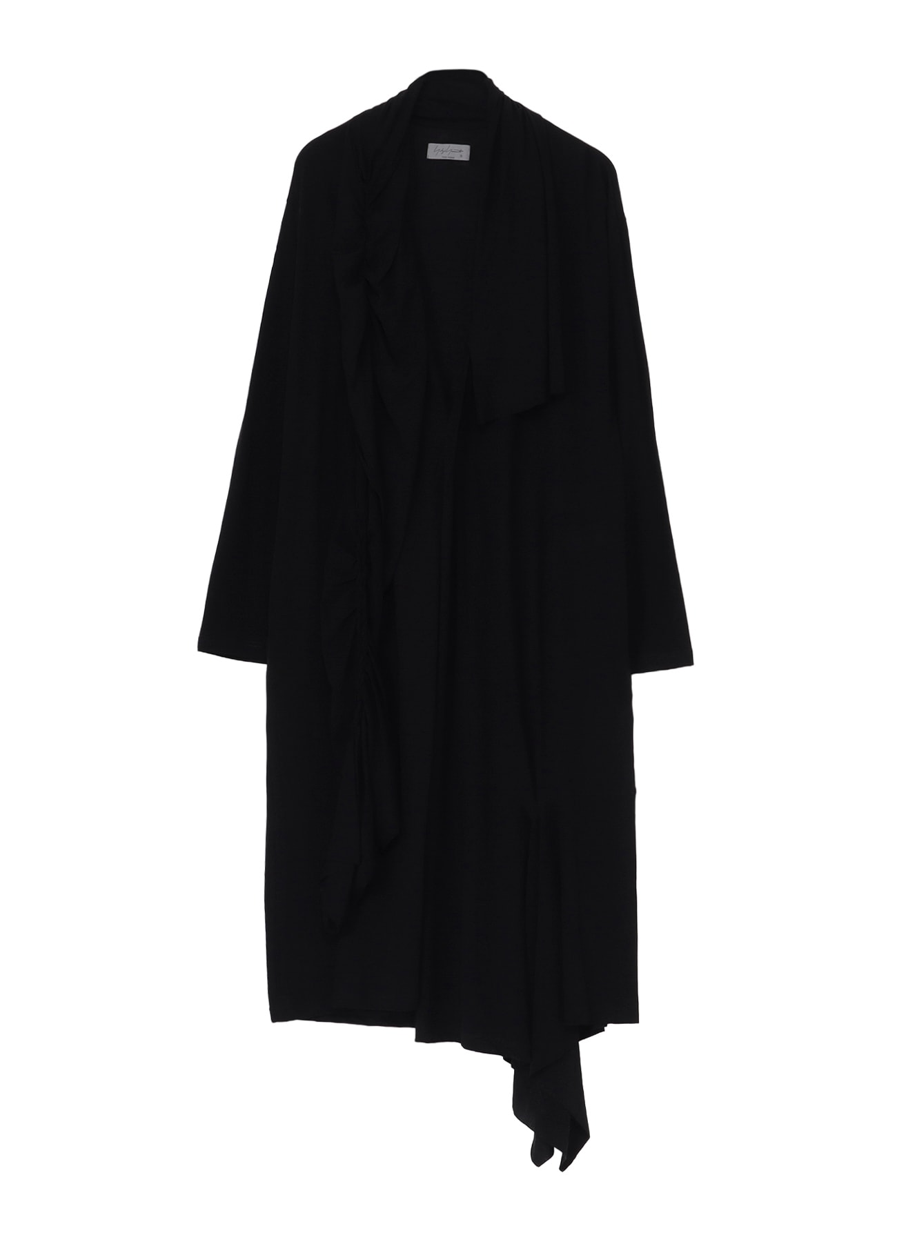 60/- HIGH TWISTED JERSEY DRAPE DETAIL CARDIGAN