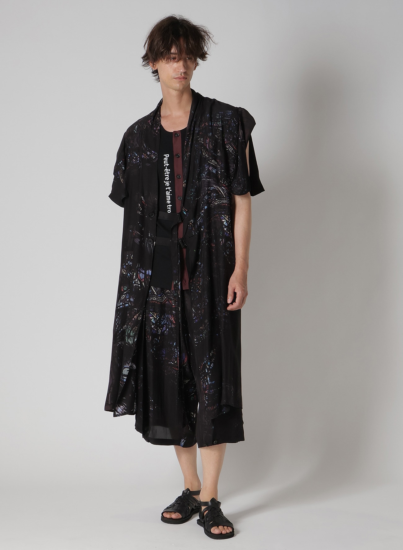 PLAIN STITCH FRONT BUTTON TANK A