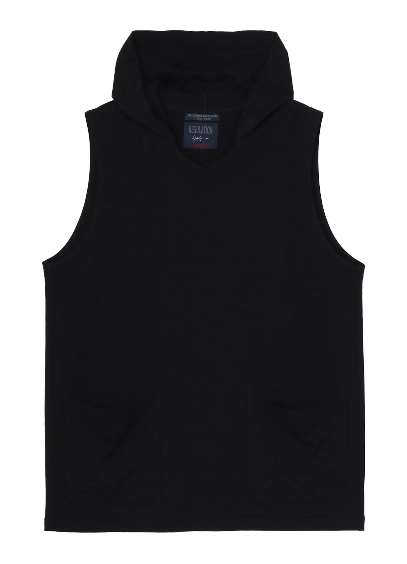 40/2 COMBED PLAIN STITCH HOODED VEST
