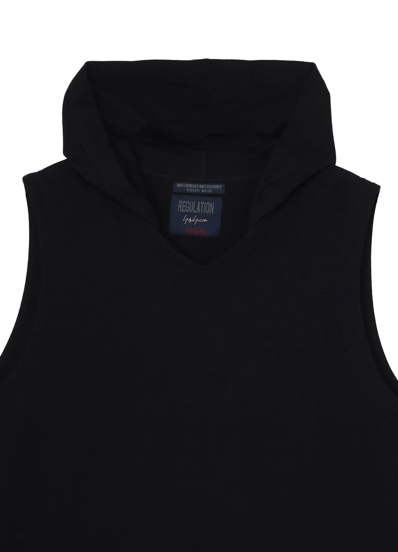 40/2 COMBED PLAIN STITCH HOODED VEST