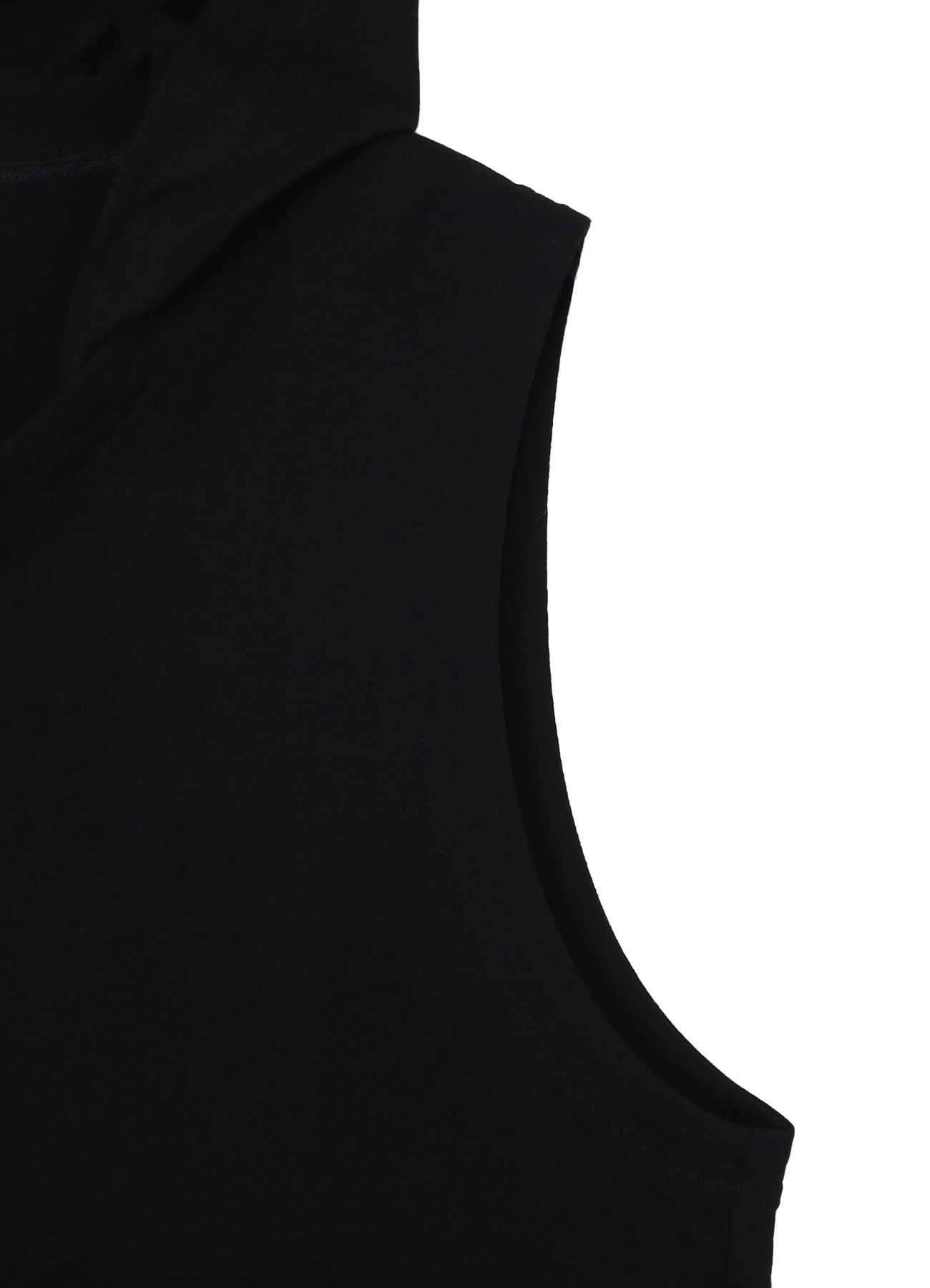 40/2 COMBED PLAIN STITCH HOODED VEST