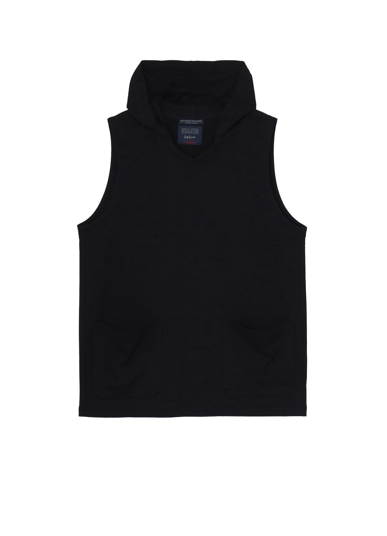 40/2 COMBED PLAIN STITCH HOODED VEST
