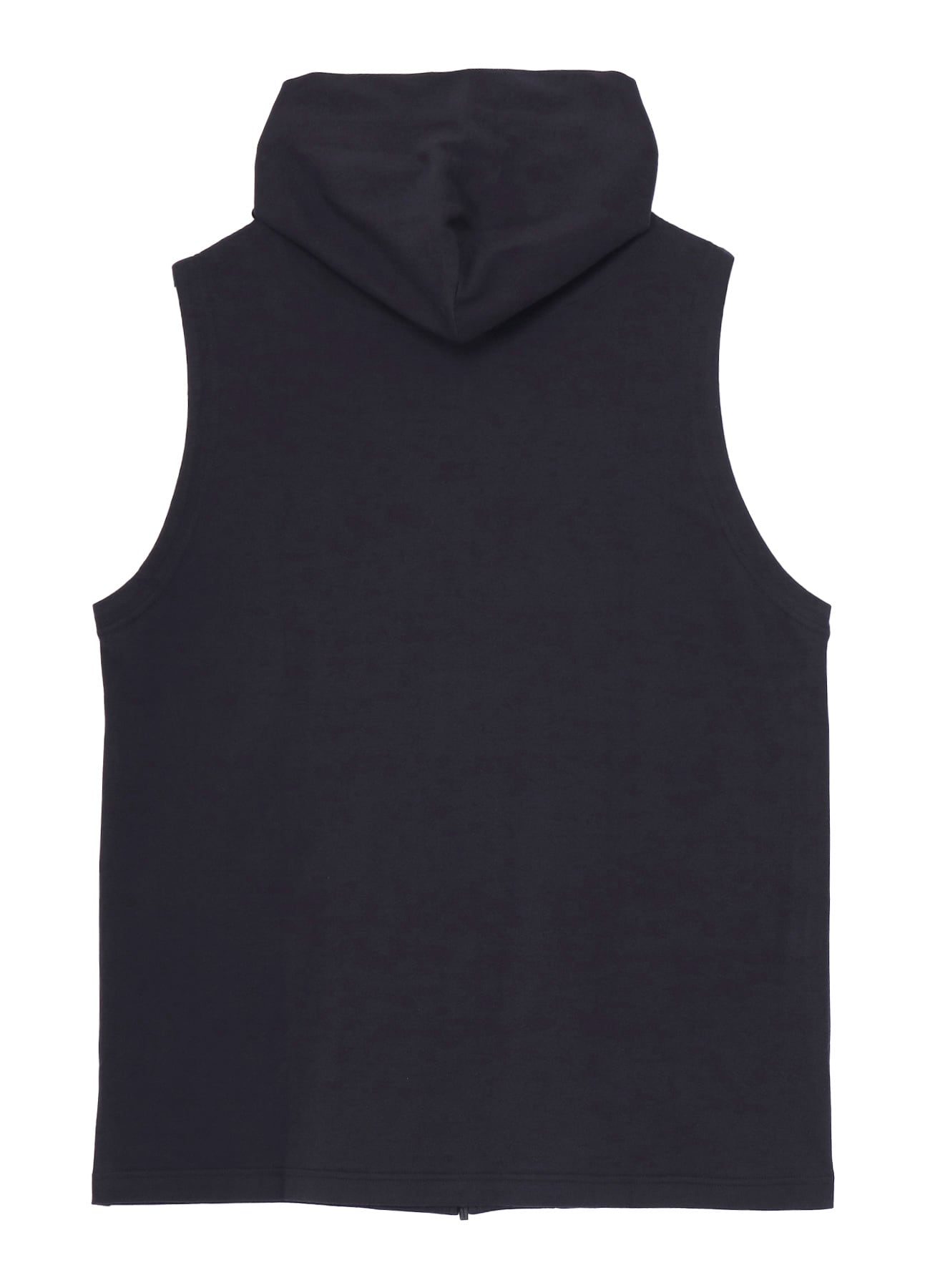 40/2 COMBED PLAIN STITCH HOODED ZIP VEST