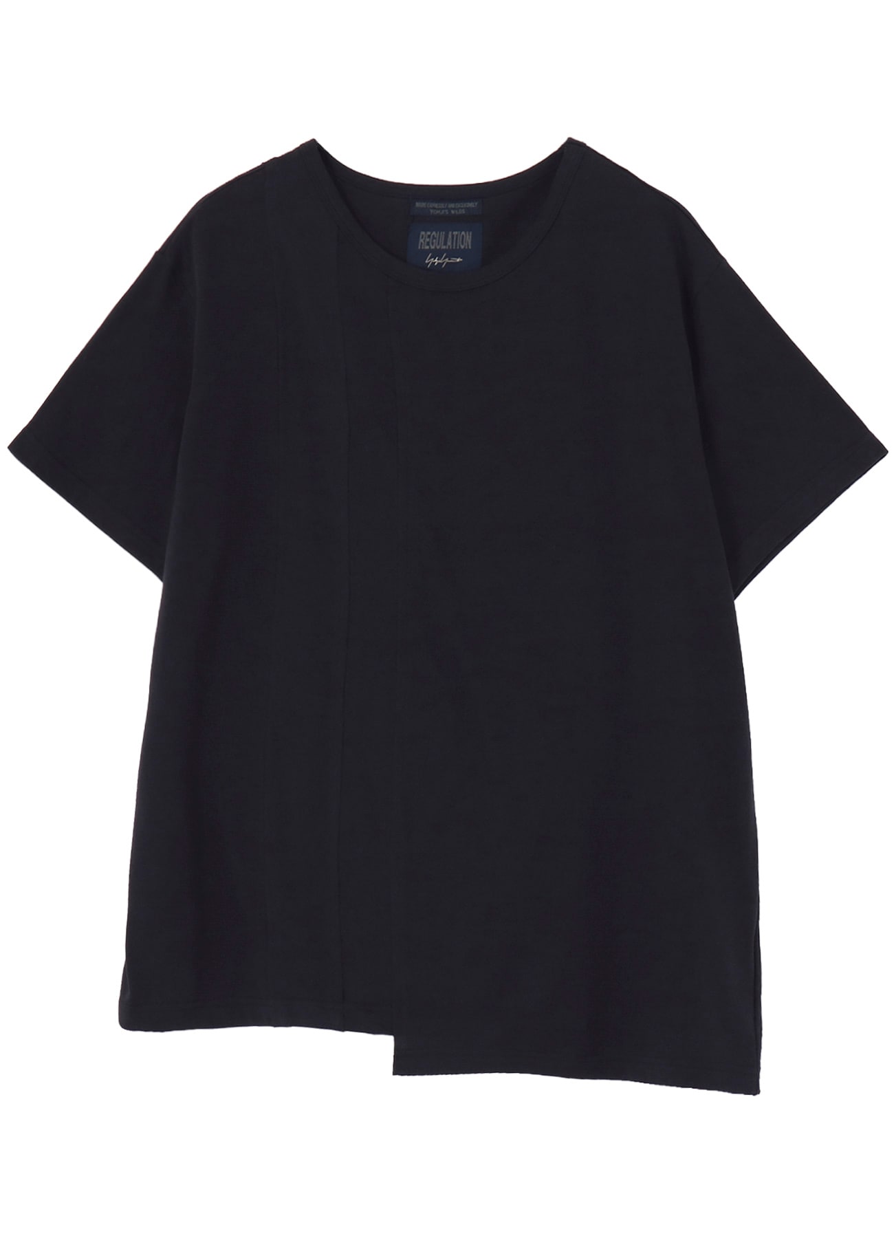 30/- COMBED PLAIN STITCH PANELED SHORT SLV T