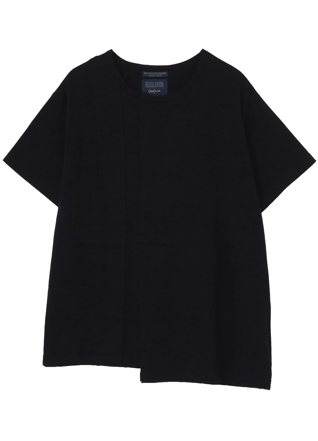 30/- COMBED PLAIN STITCH PANELED SHORT SLV T