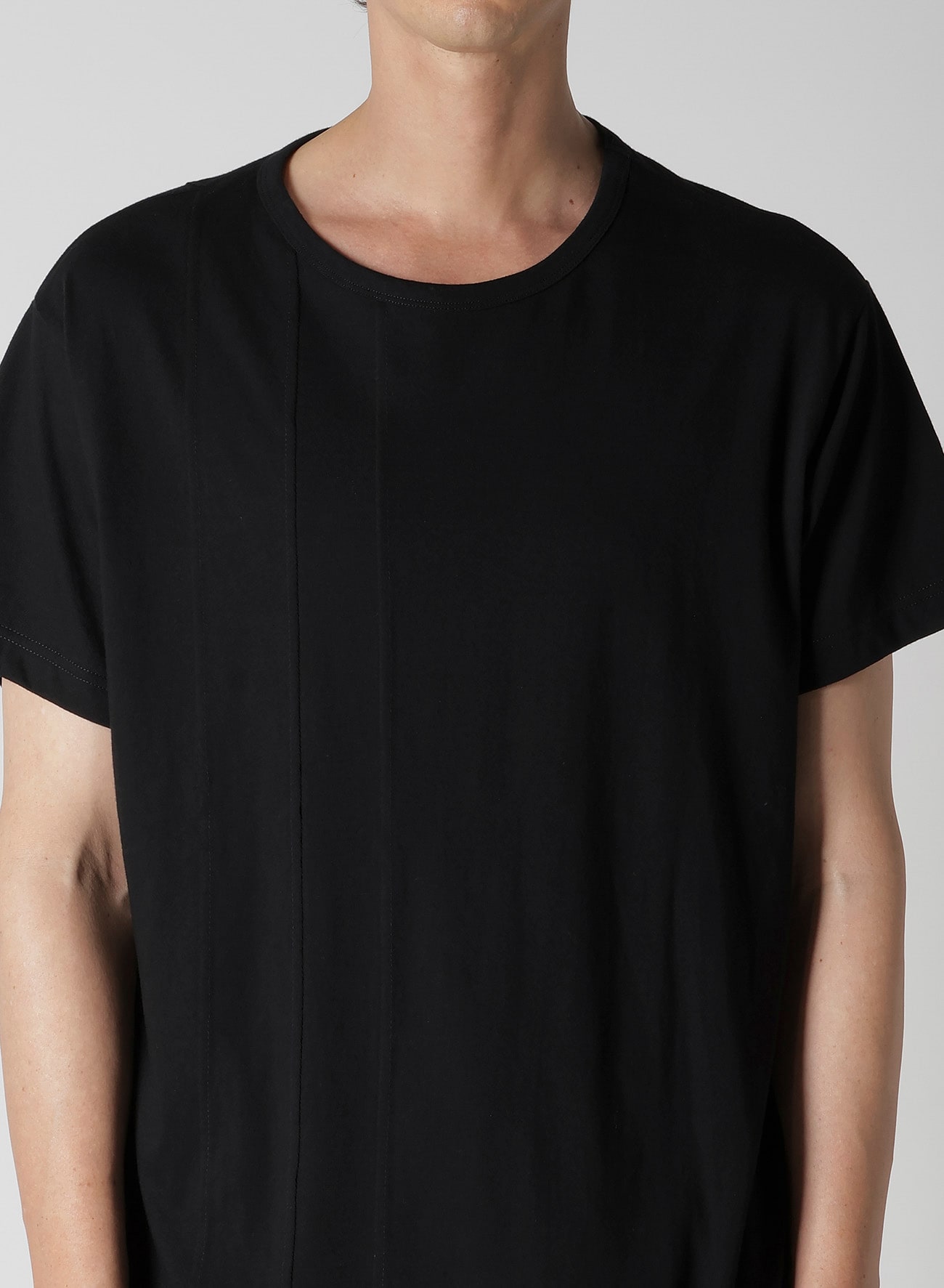 30/- COMBED PLAIN STITCH PANELED SHORT SLV T