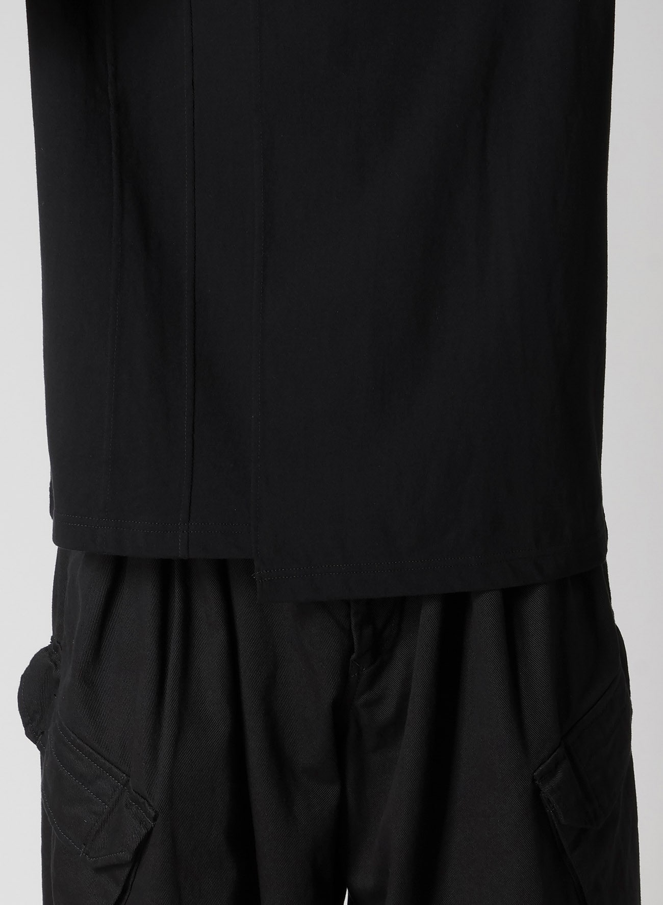 30/- COMBED PLAIN STITCH PANELED SHORT SLV T