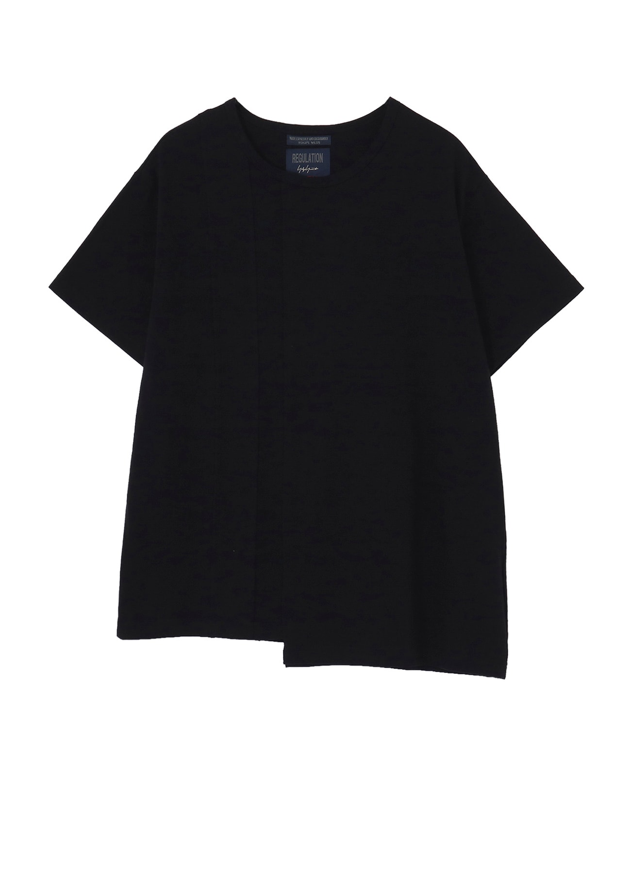 30/- COMBED PLAIN STITCH PANELED SHORT SLV T