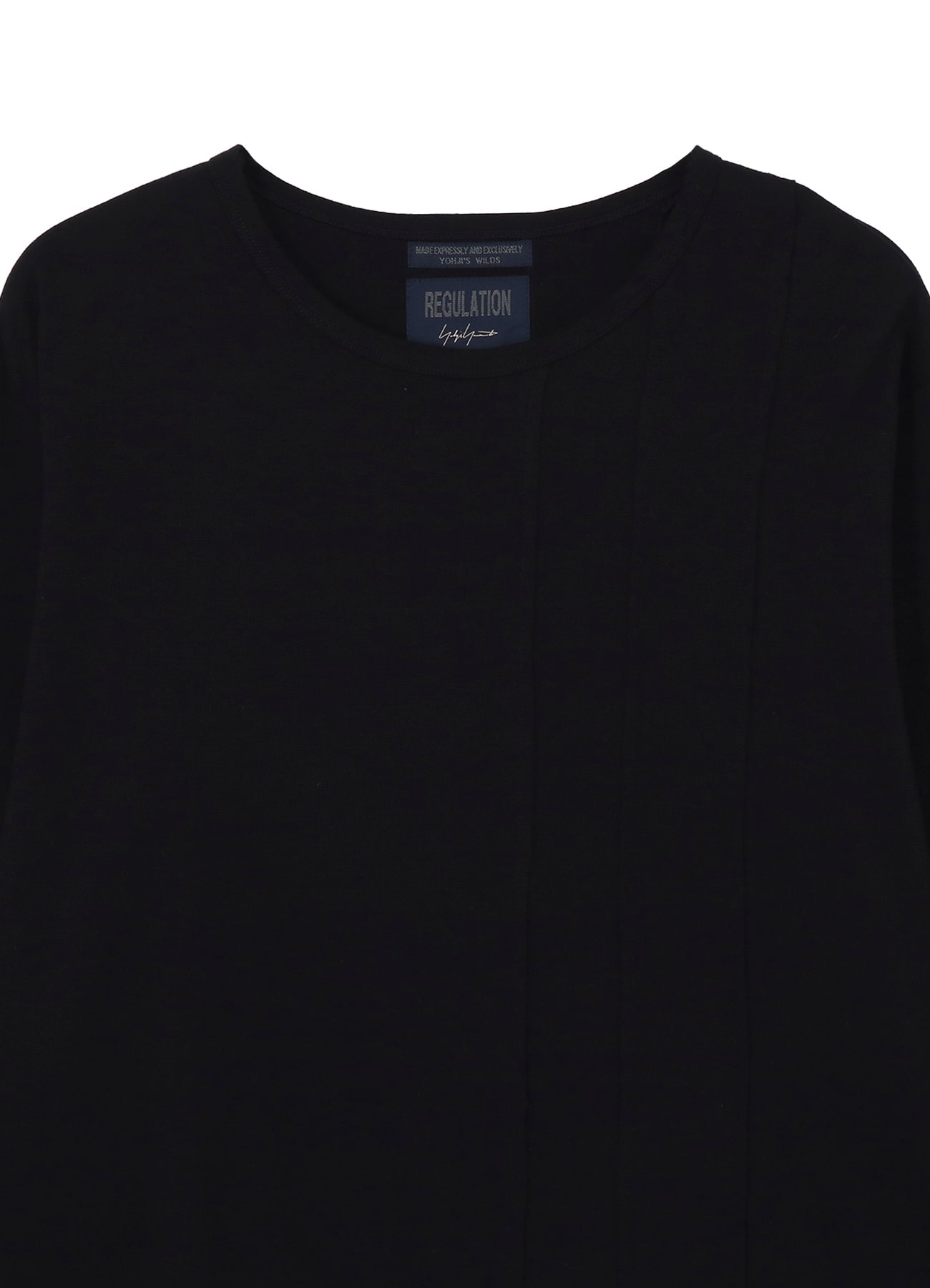 30/- COMBED PLAIN STITCH PANELED LONG SLV T