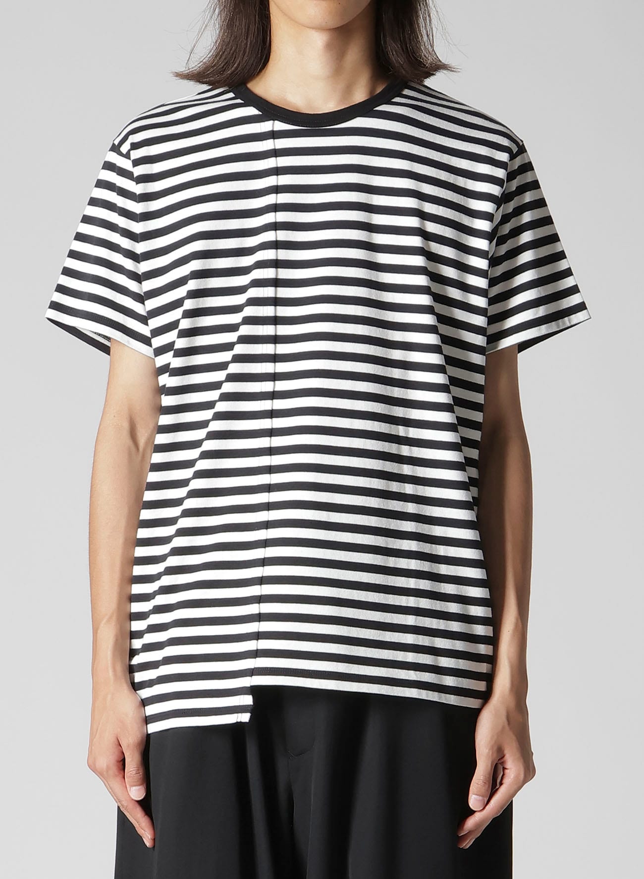 40/2 BORDER PLAIN STITCH PANELED SHORT SLV T