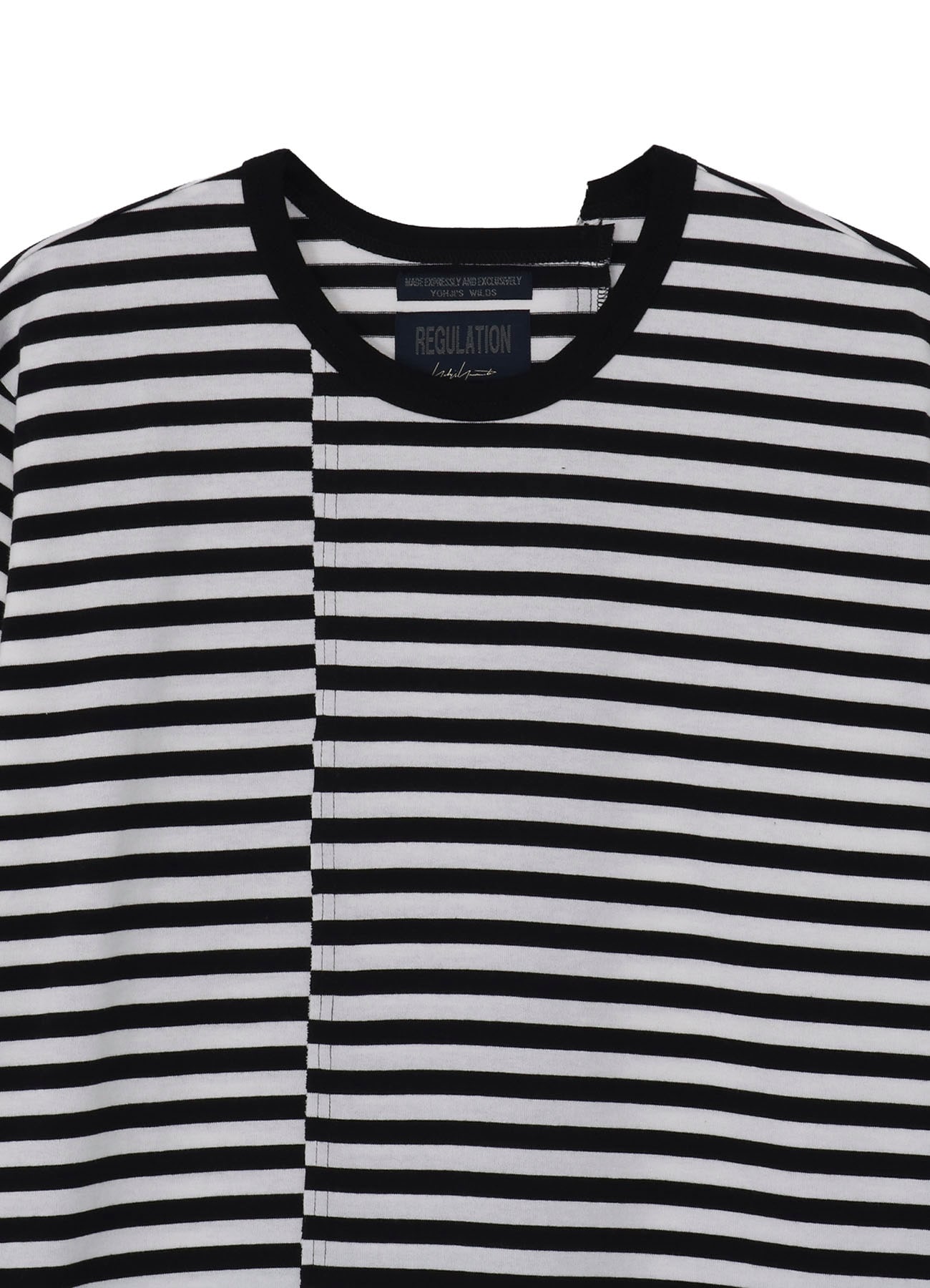 40/2 BORDER PLAIN STITCH PANELED SHORT SLV T