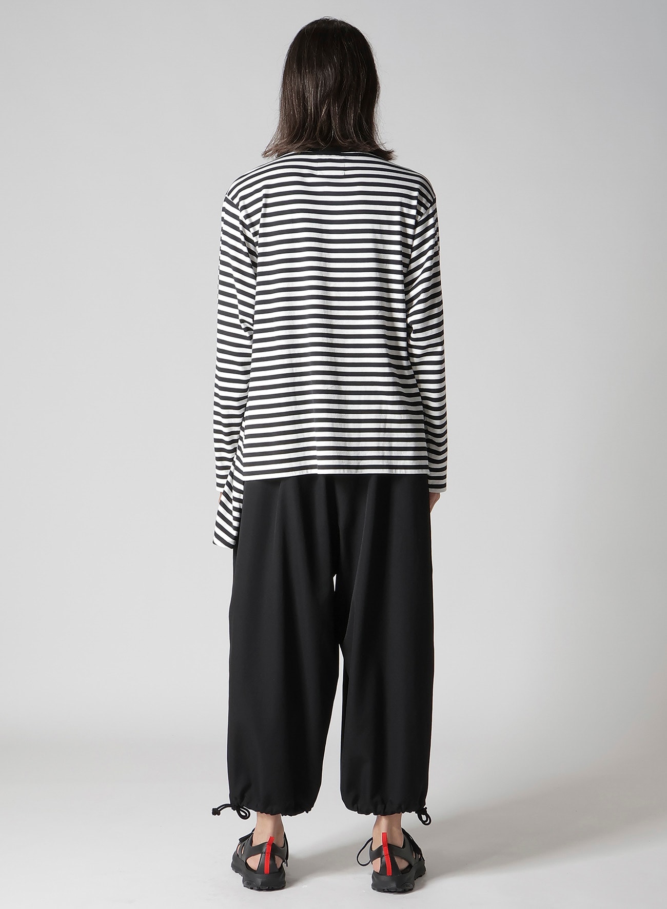 40/2 BORDER PLAIN STITCH PANELED LONG SLV T