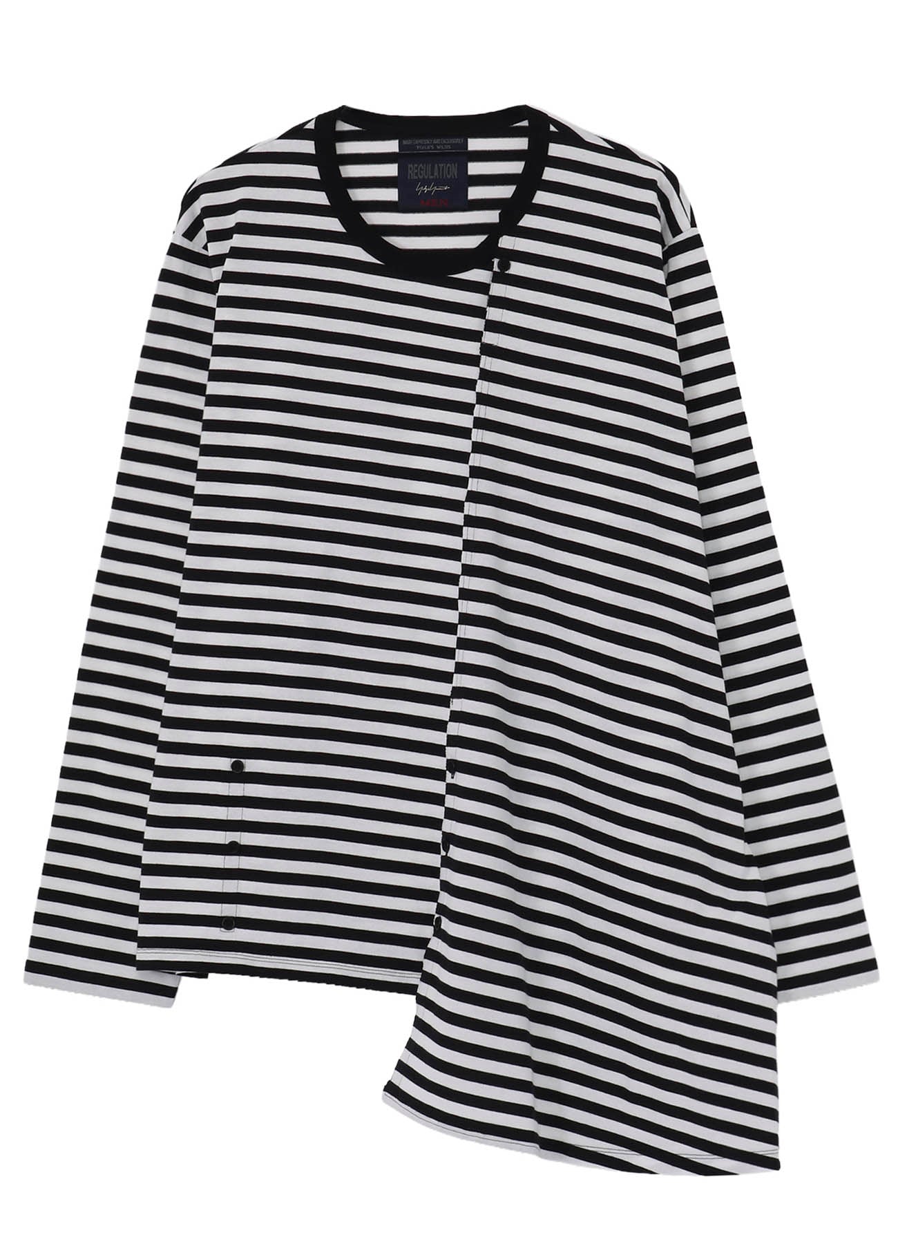 40/2 BORDER PLAIN STITCH PANELED LONG SLV T