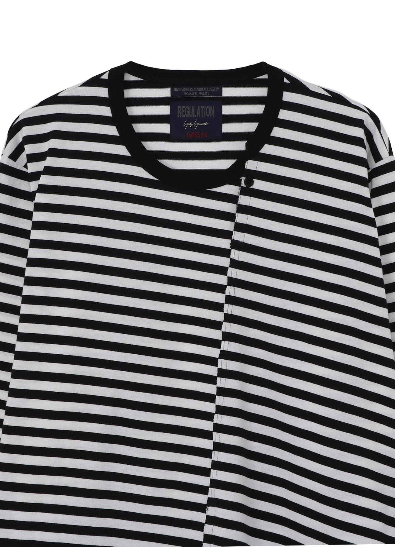 40/2 BORDER PLAIN STITCH PANELED LONG SLV T