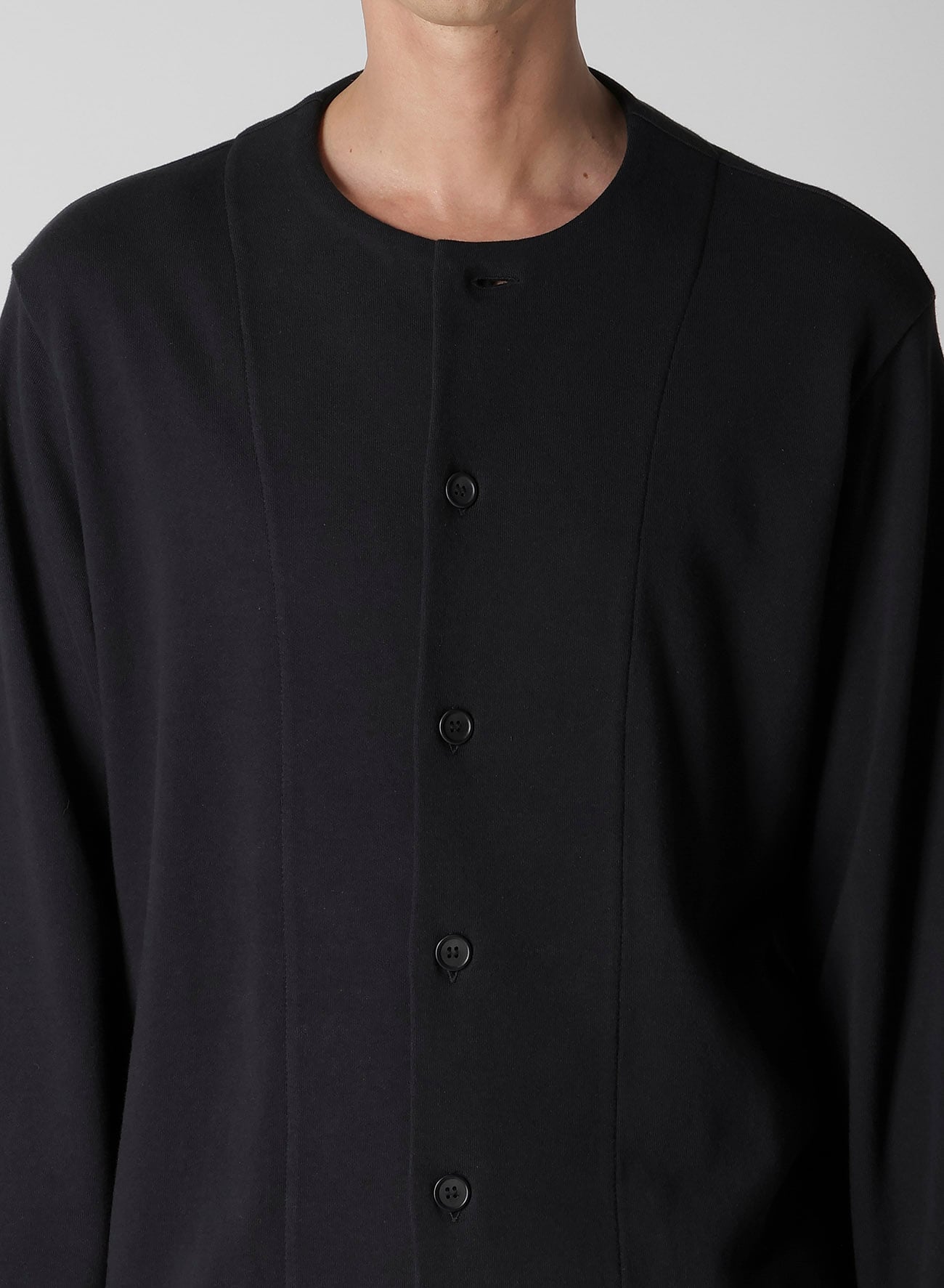 40/20 MINI FRENCH TERRY COLLARLESS JACKET