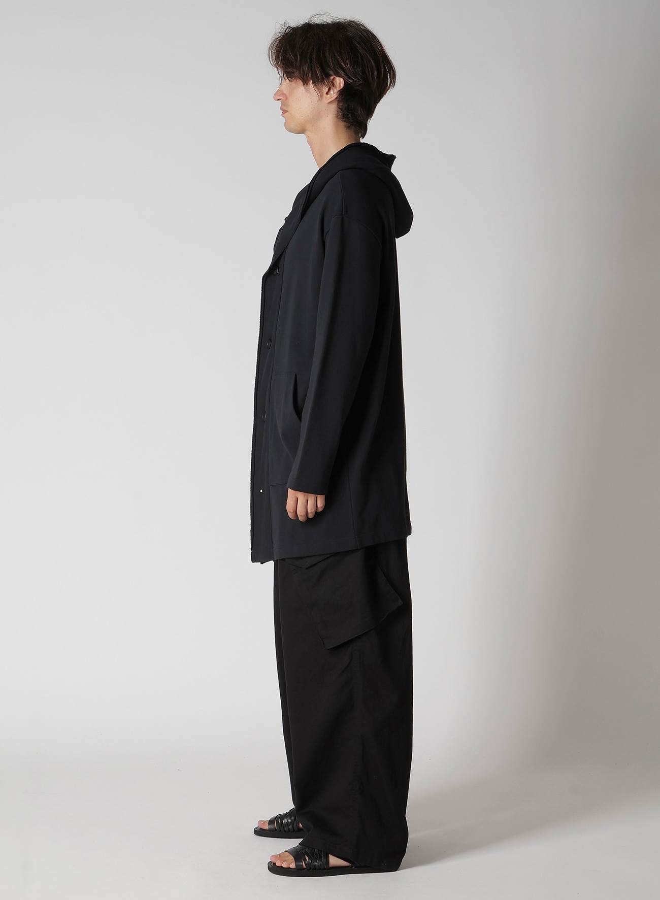 40/20 MINI FRENCH TERRY HOODED COAT