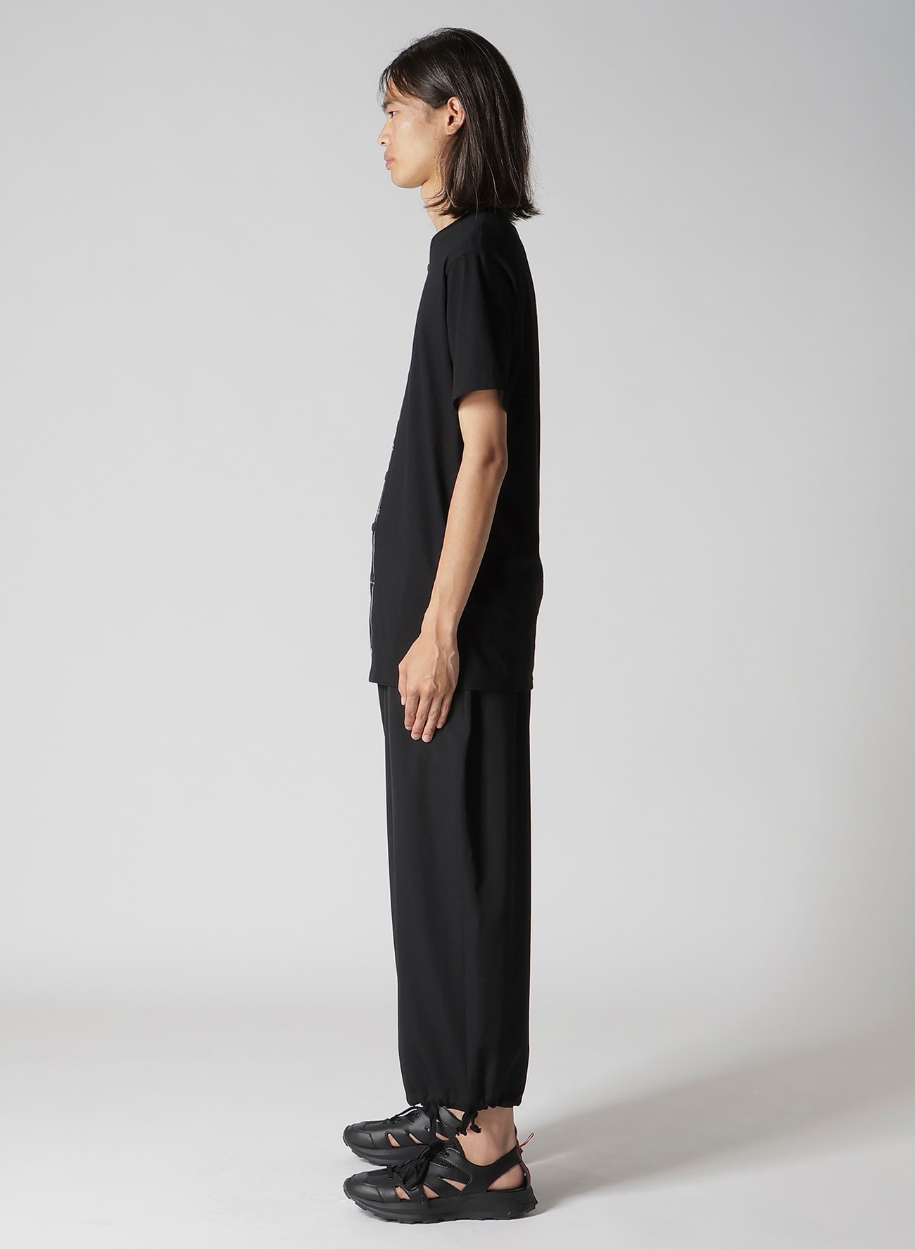 30/- COMBED PLAIN STITCH FRONT BUTTON SHORT SLV T