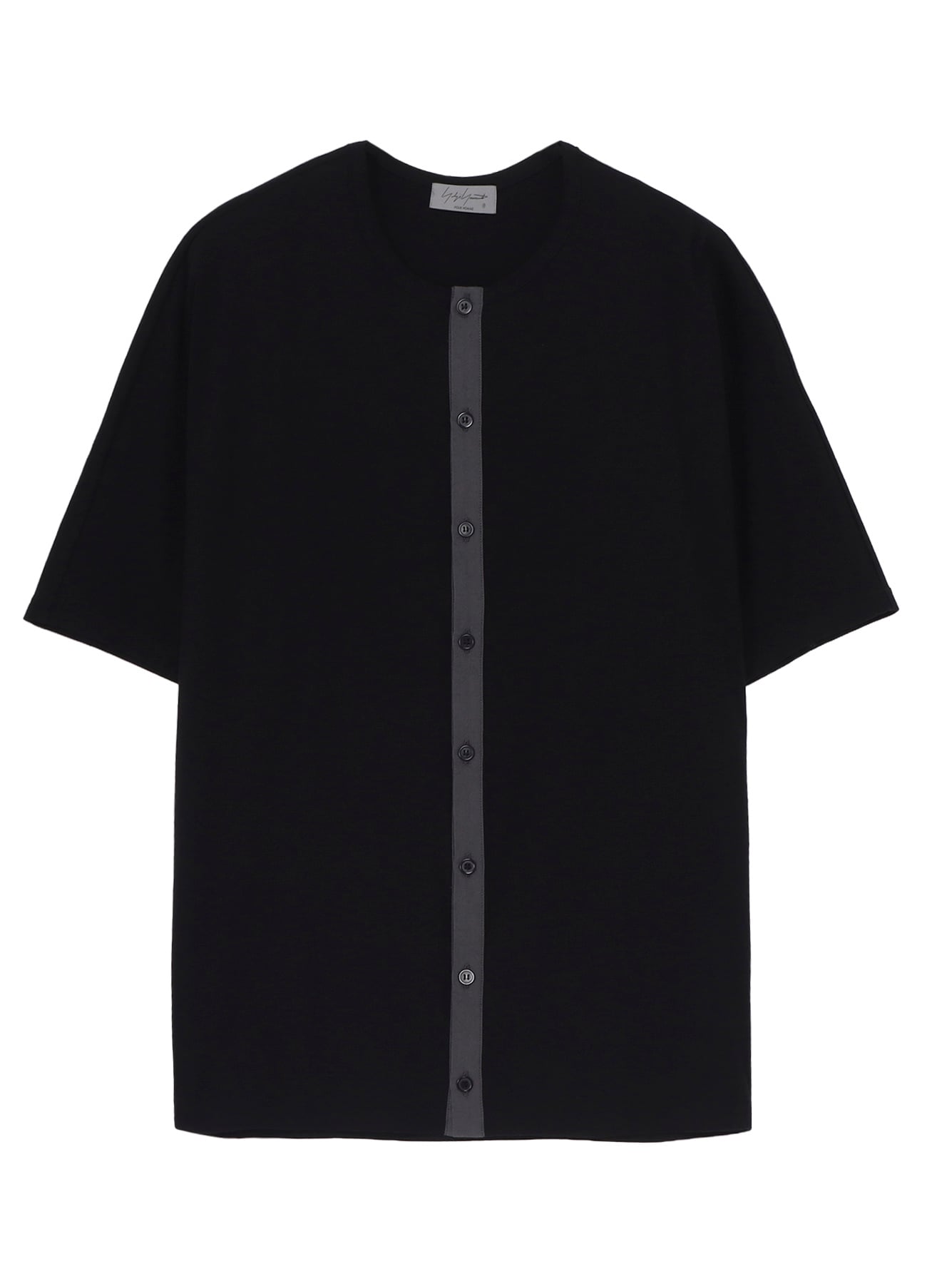 PLAIN STITCH GUSSET SHORT SLV TEE