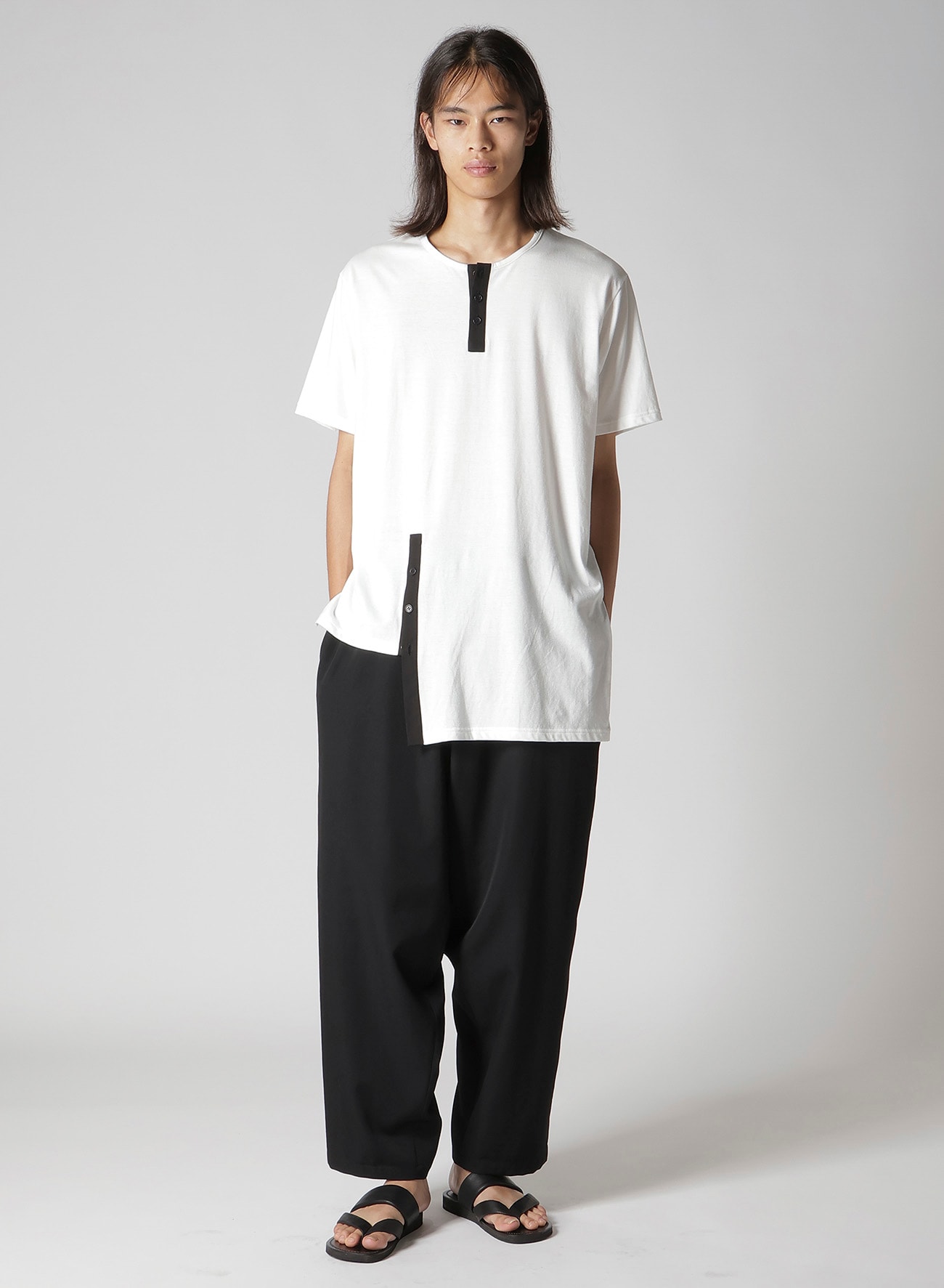 30/- COMBED PLAIN STITCH ASM HENLEY NECK T