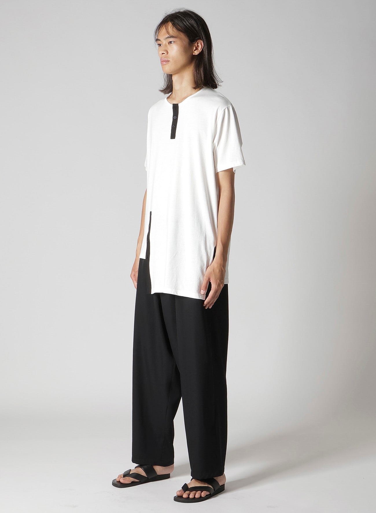 30/- COMBED PLAIN STITCH ASM HENLEY NECK T