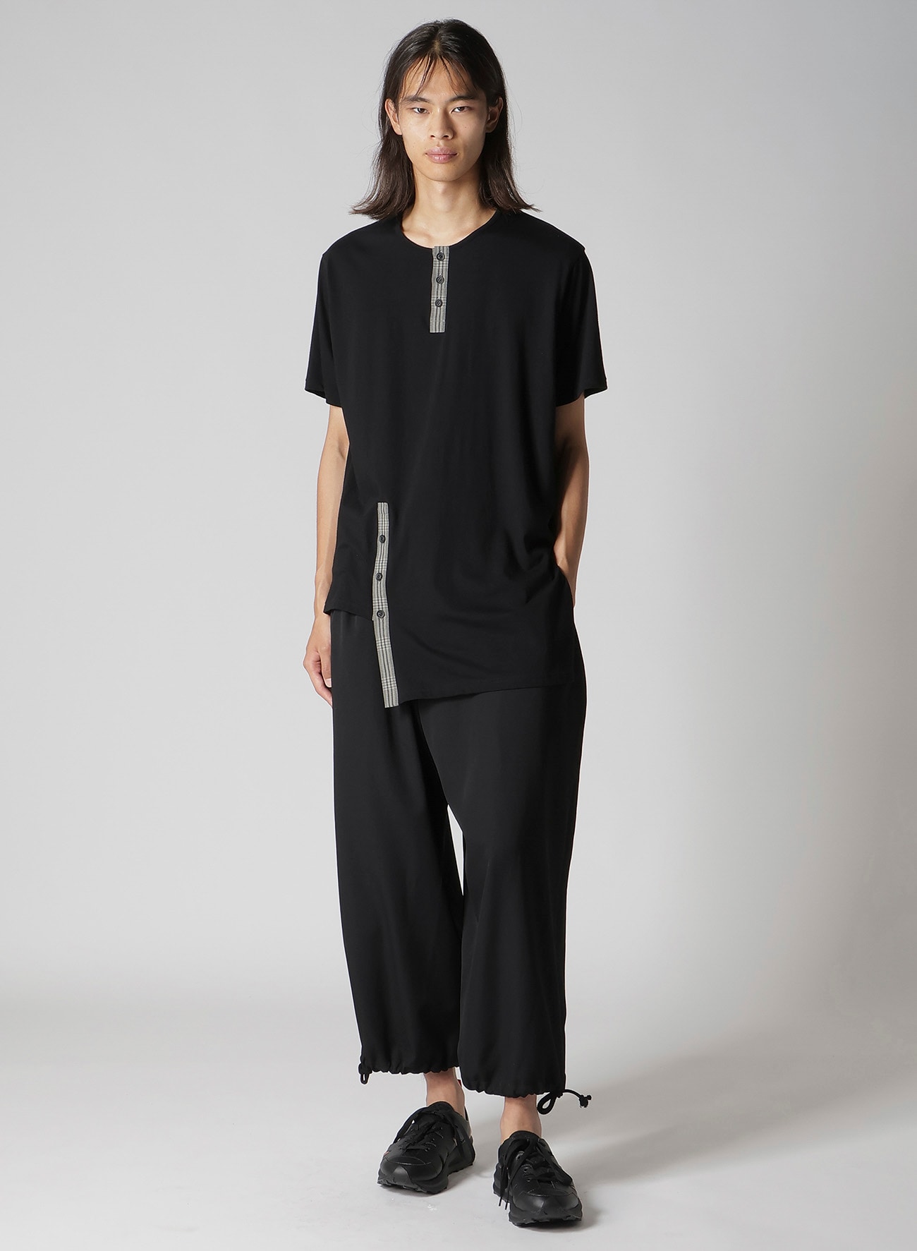 30/- COMBED PLAIN STITCH ASM HENLEY NECK T