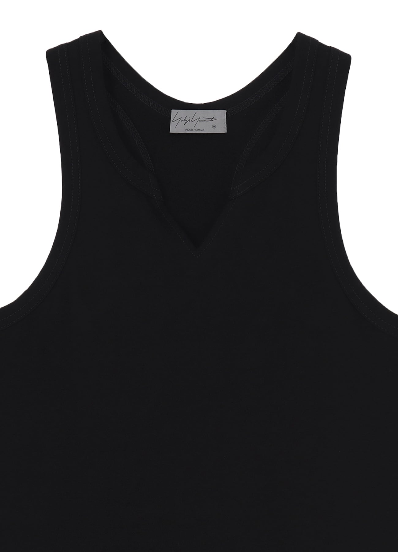 SINGLE JERSEY V NECK TANK TOP