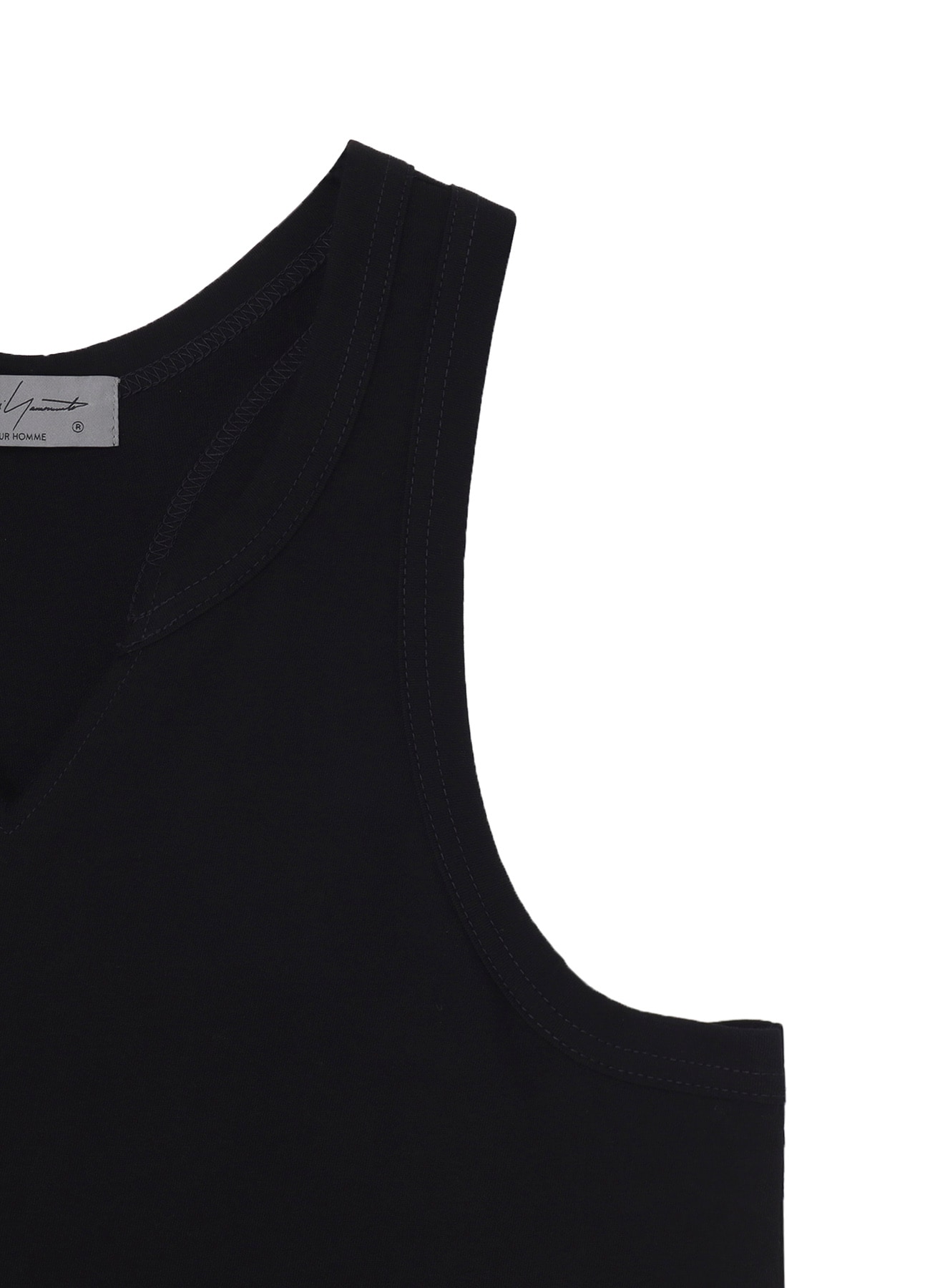 SINGLE JERSEY V NECK TANK TOP