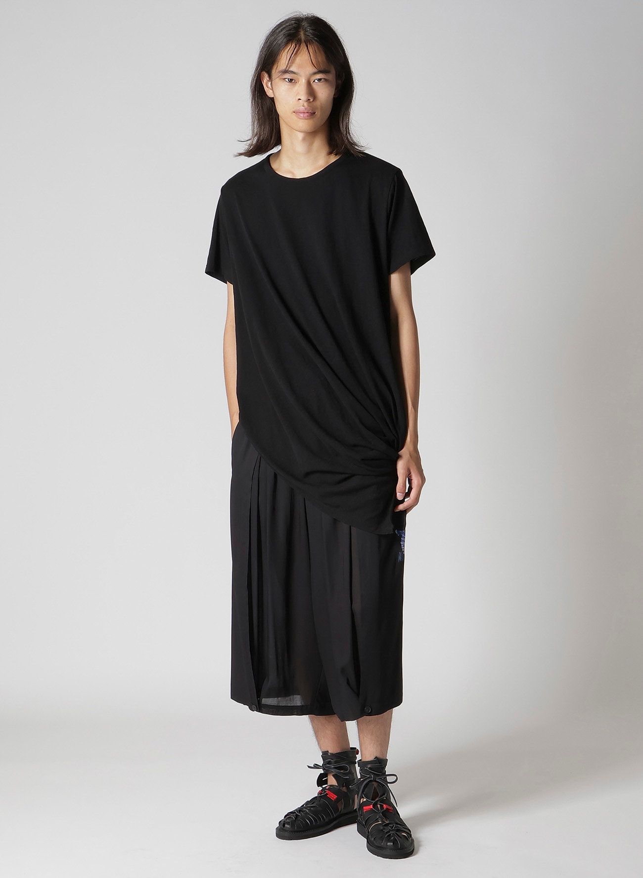 30/- ELS COTTON PS DRAPE SHORT SLV T