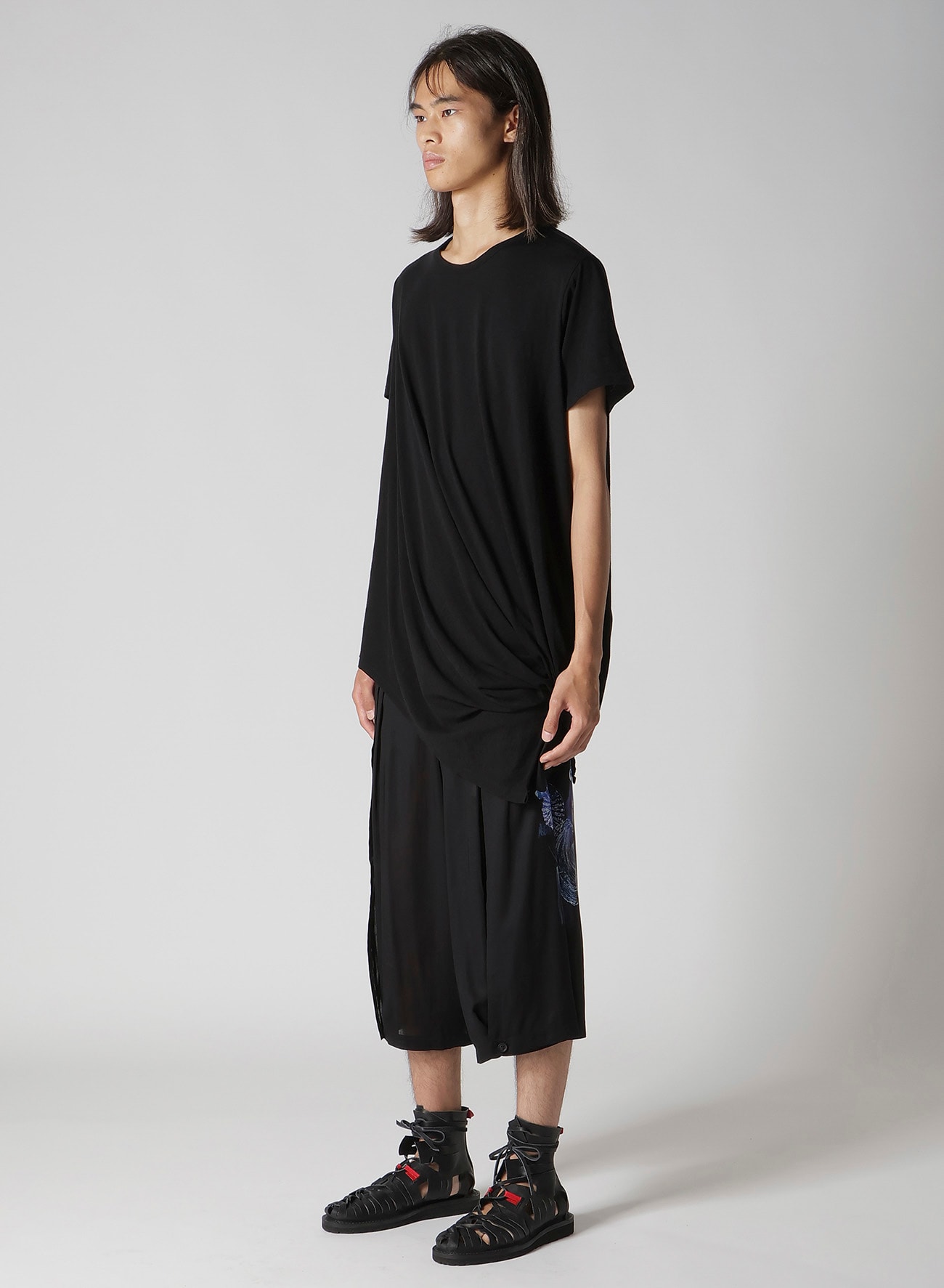 30/- ELS COTTON PS DRAPE SHORT SLV T