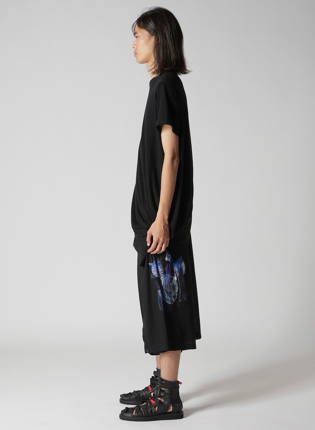 30/- ELS COTTON PS DRAPE SHORT SLV T