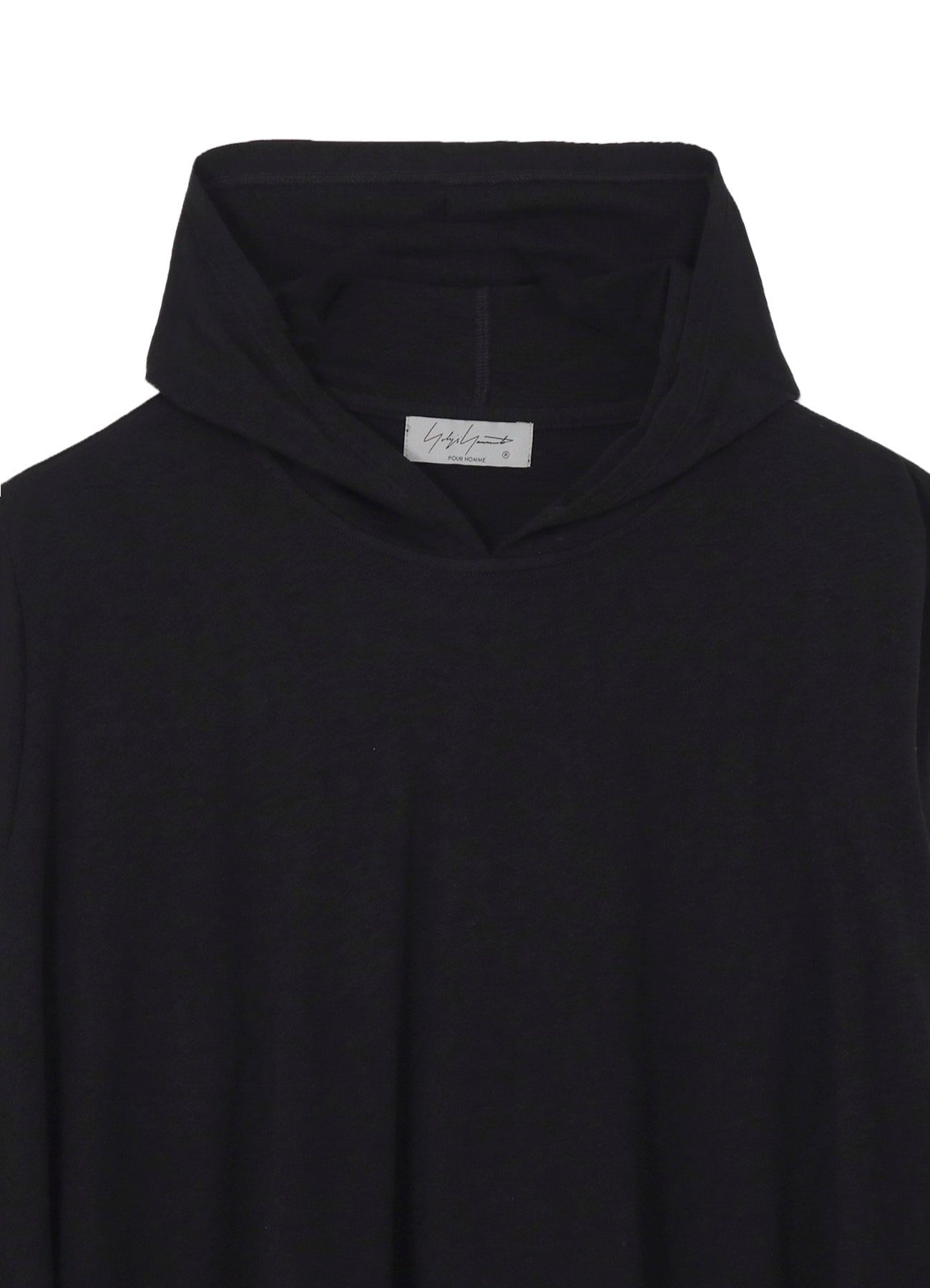 30/- ELS COTTON PS HOODED DRAPE LONG SLV T