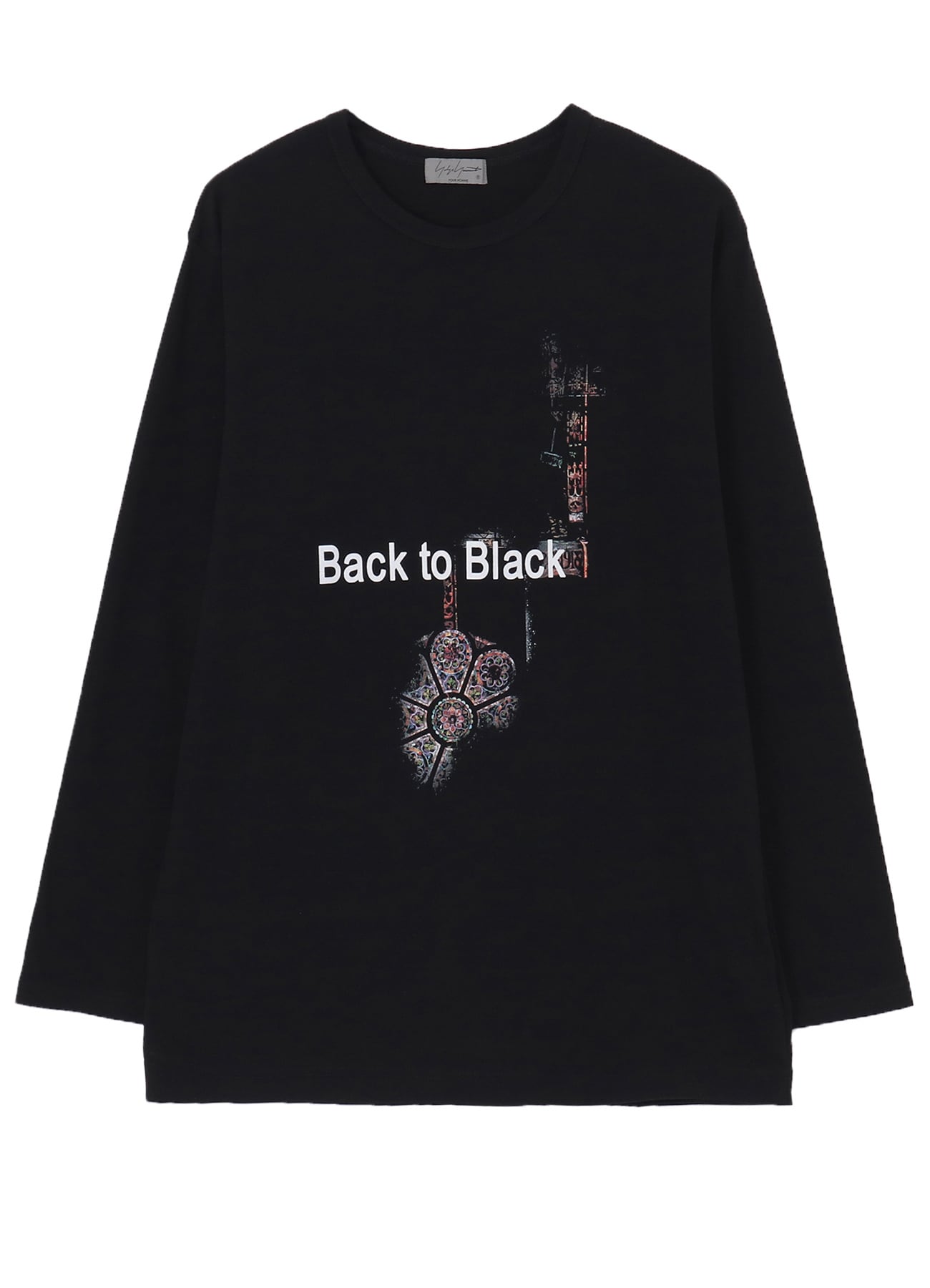 PLAIN STITCH LONG SLEEVE PRINT TEE