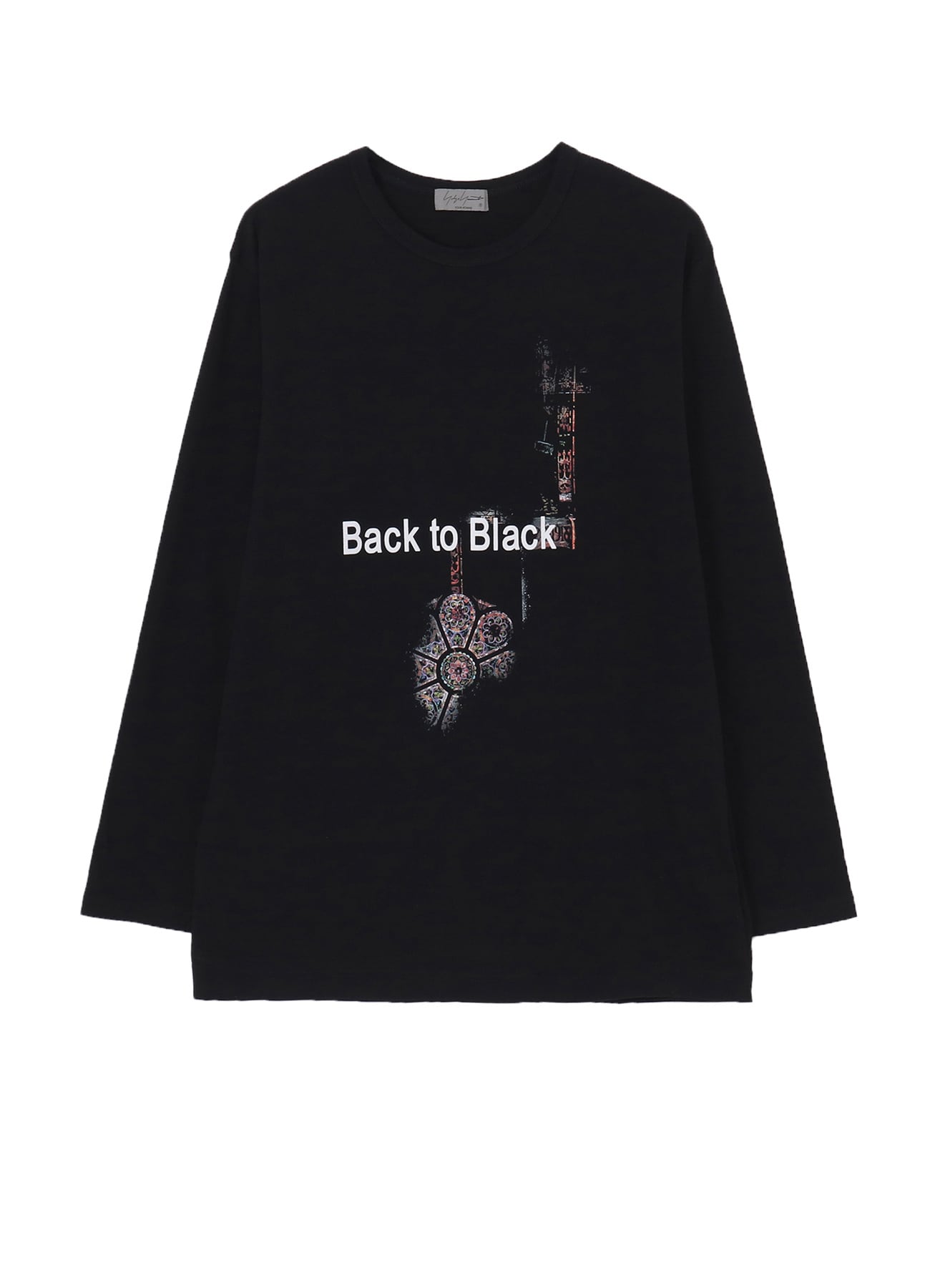 PLAIN STITCH LONG SLEEVE PRINT TEE