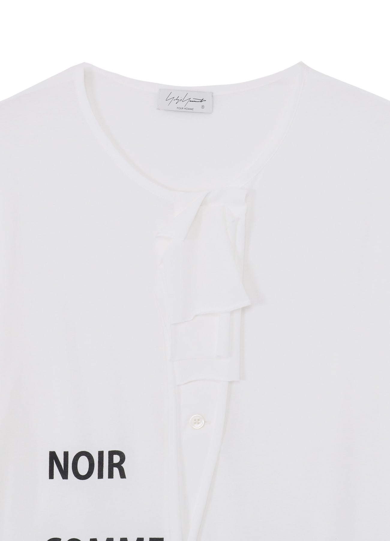 SUPER HIGH TWISTED JERSEY BUTTON DETAIL LONG SLV