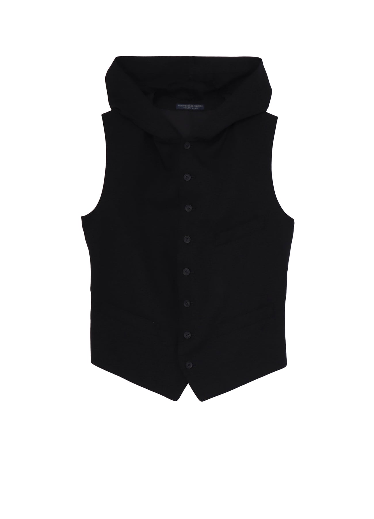 RE CELLULOSE GABARDINE HOODED VEST