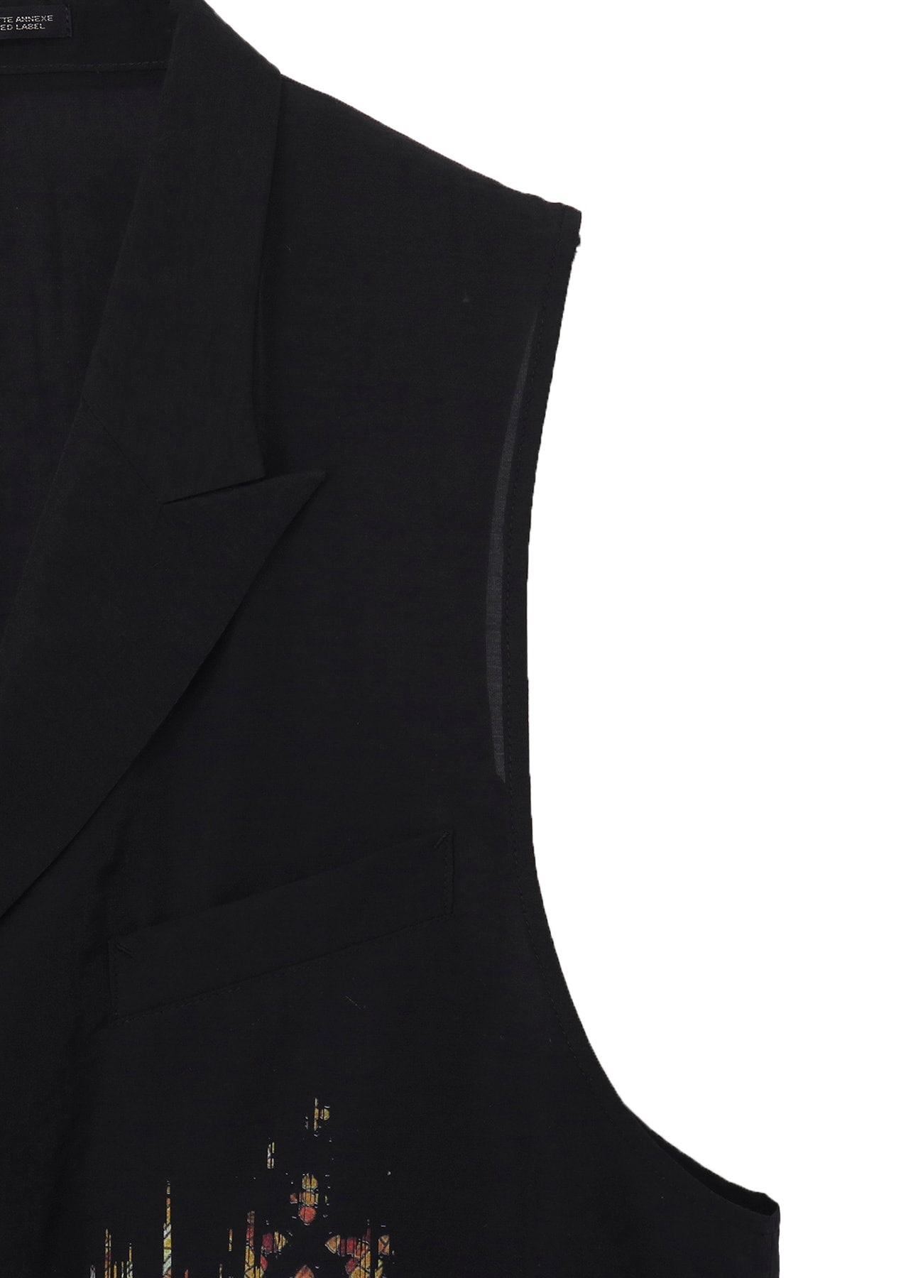 RY/ NY/ CU LAWN ASYMMETRIC CAPE VEST